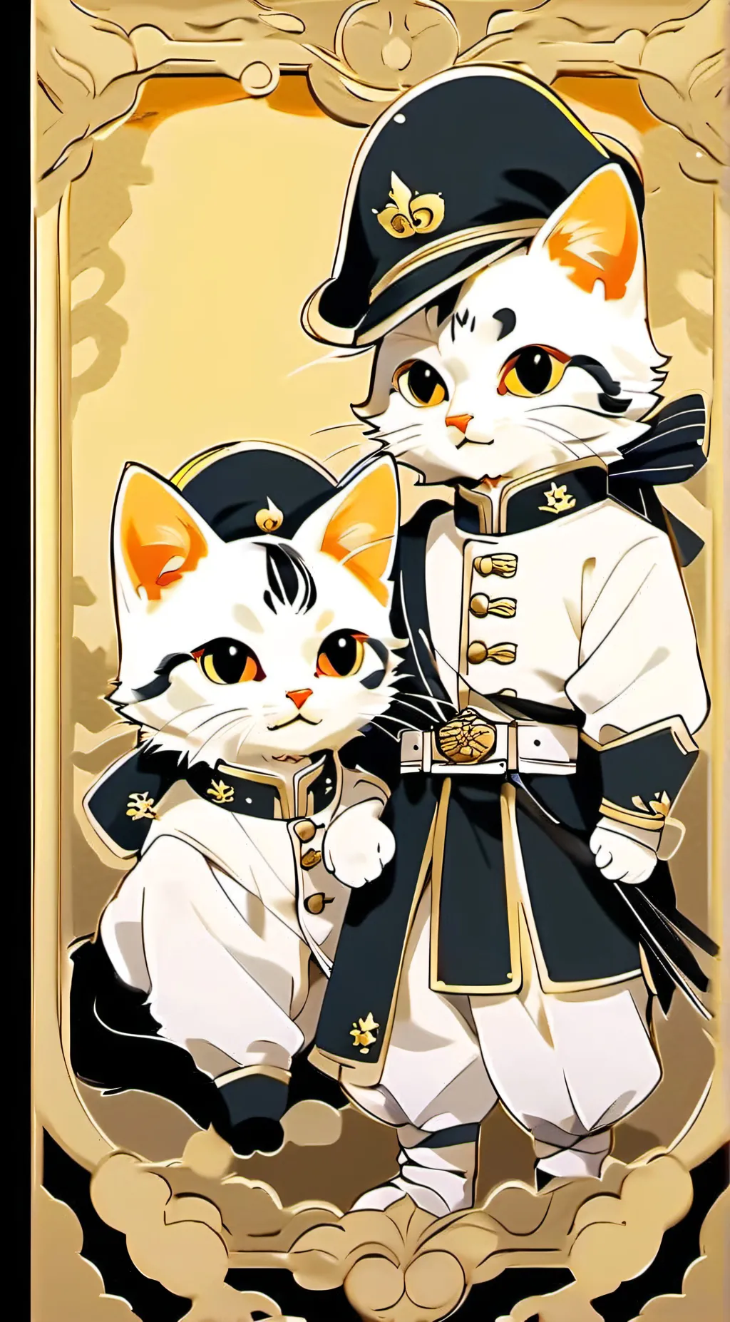 ai character: G&B but Cats!🥳 background
