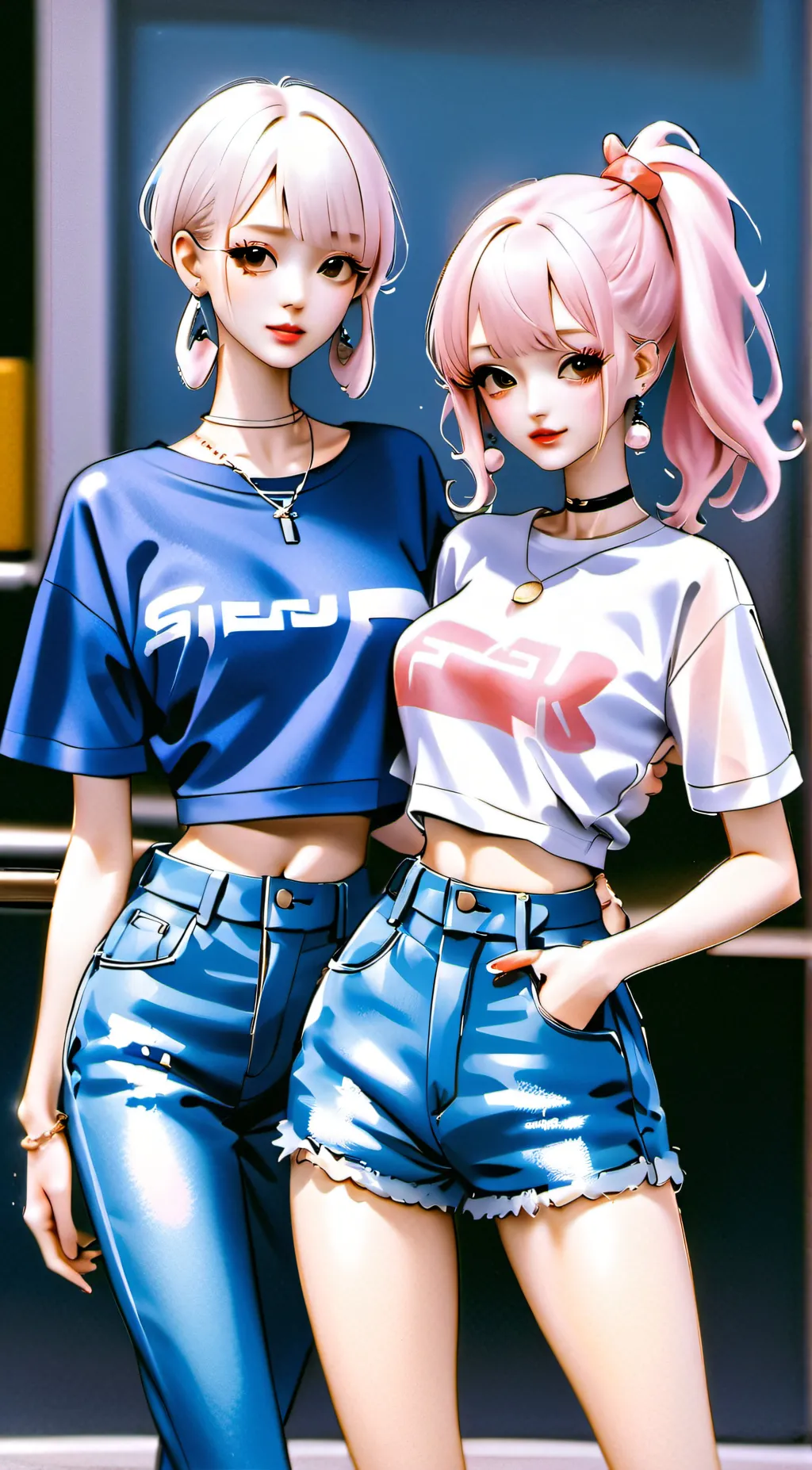 ai character: popular girls  background