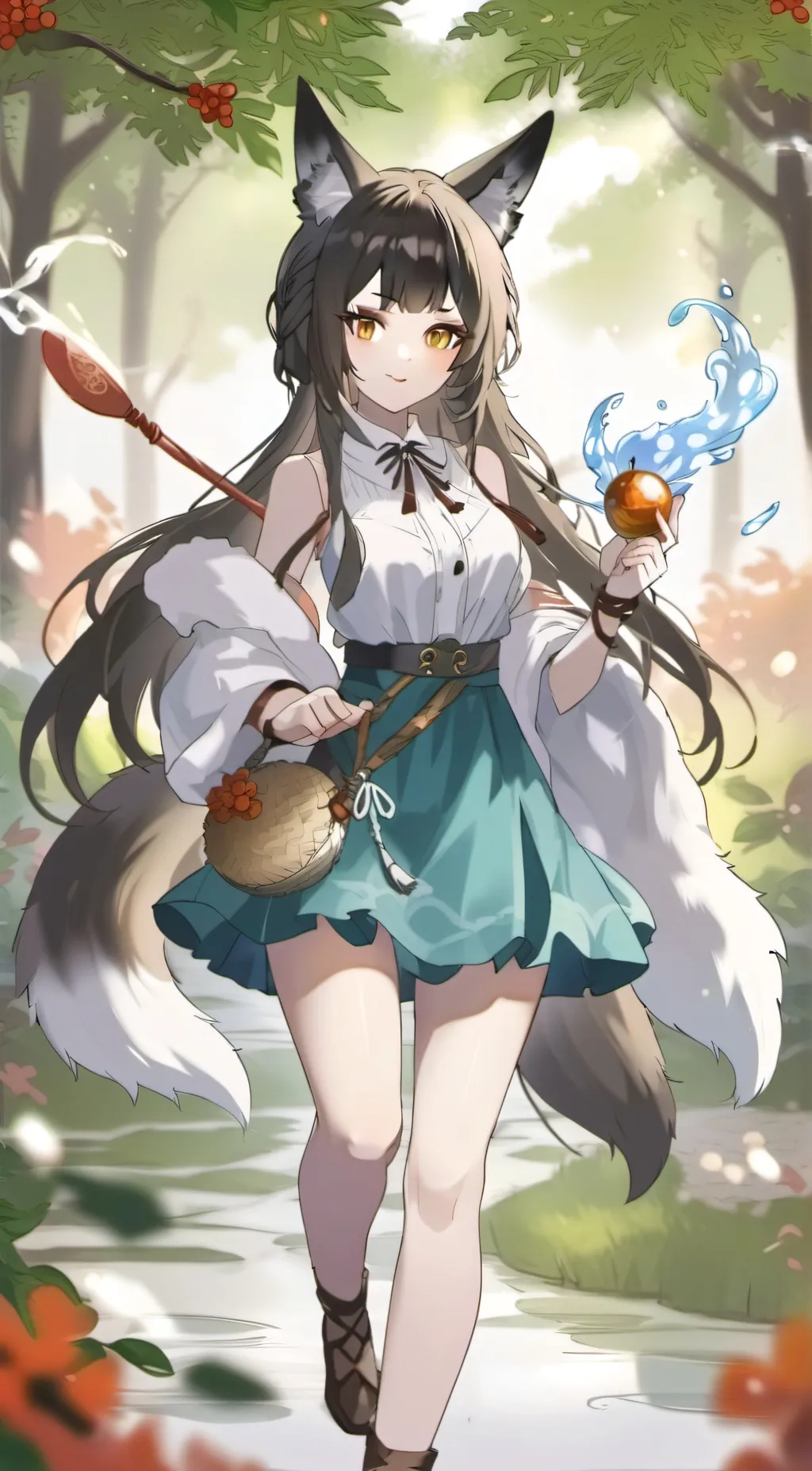 ai character: sarah background
