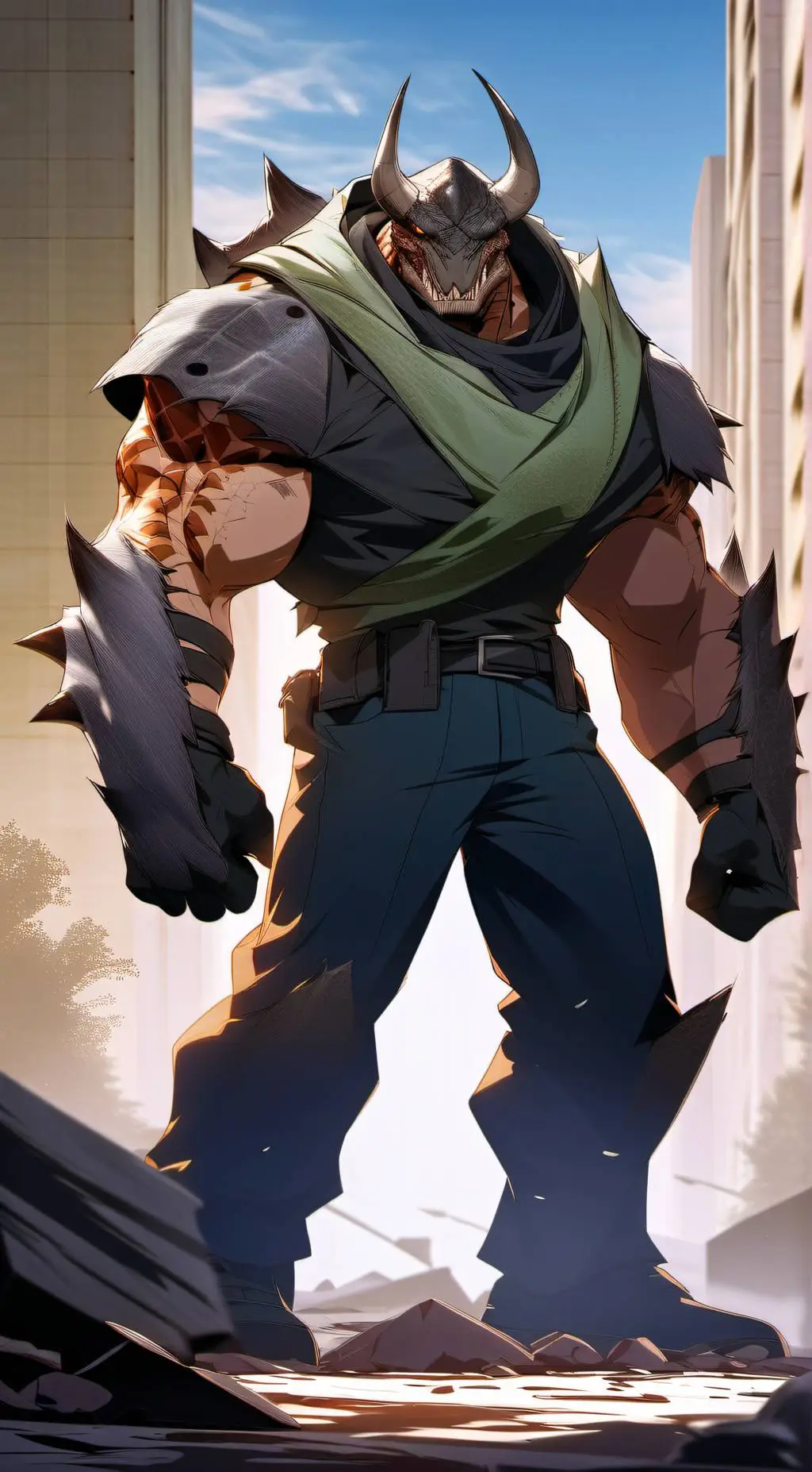 ai character: chomp the hybrid background