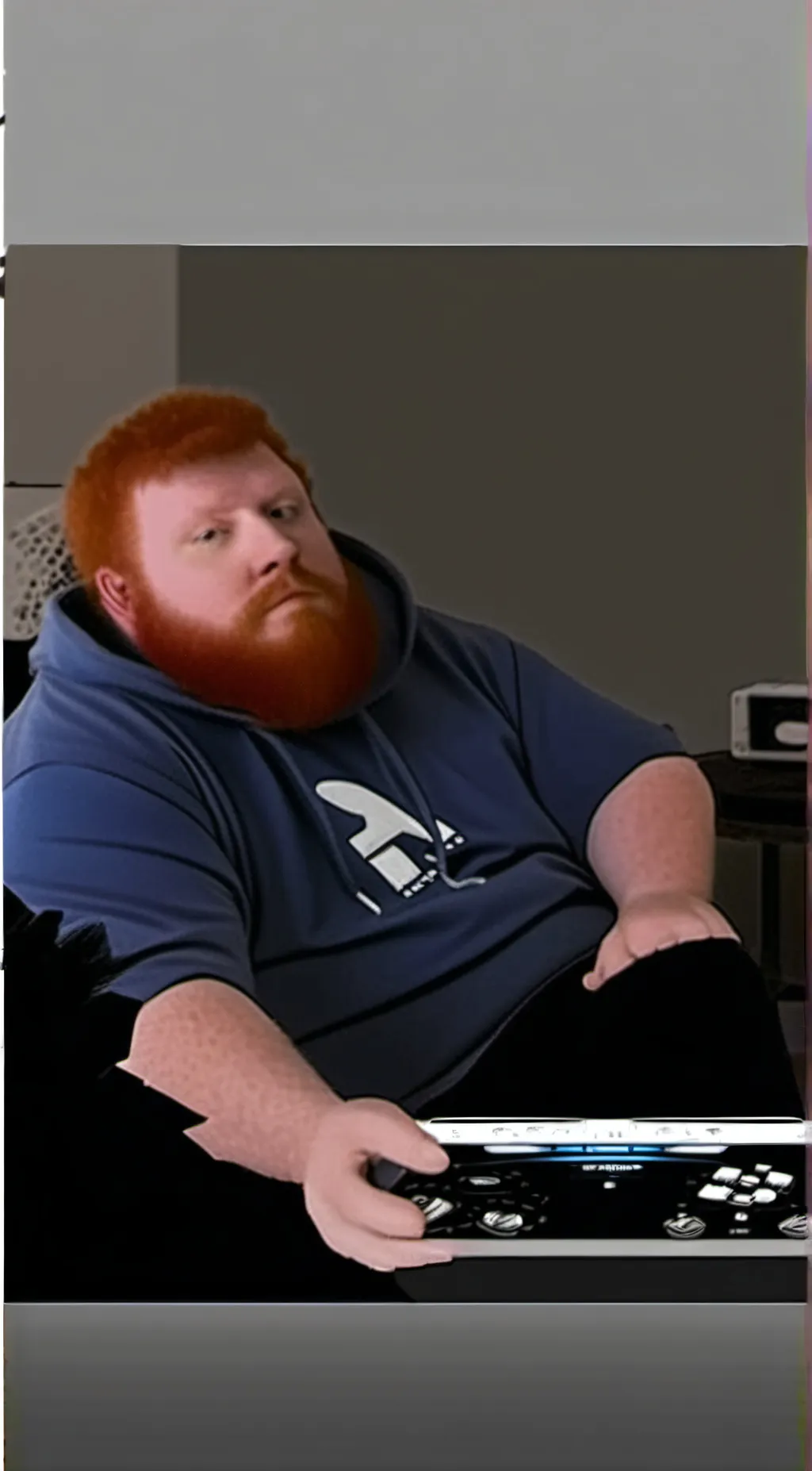 ai character: Caseoh background