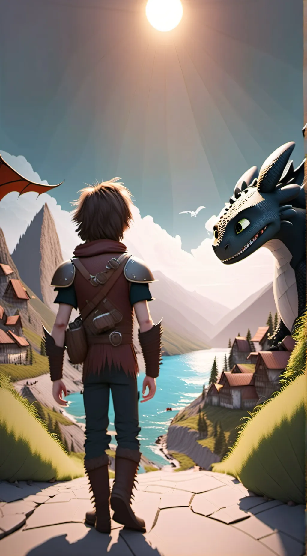 ai character: Httyd background