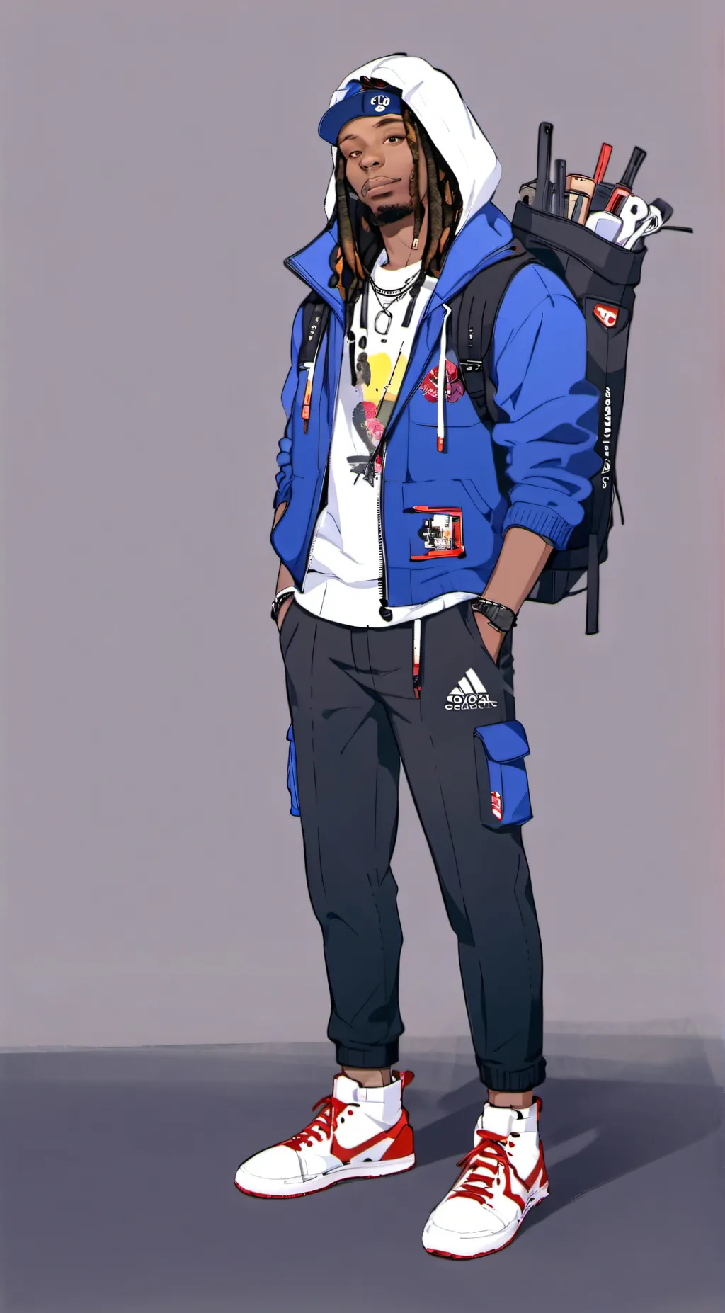 ai character: King Von background