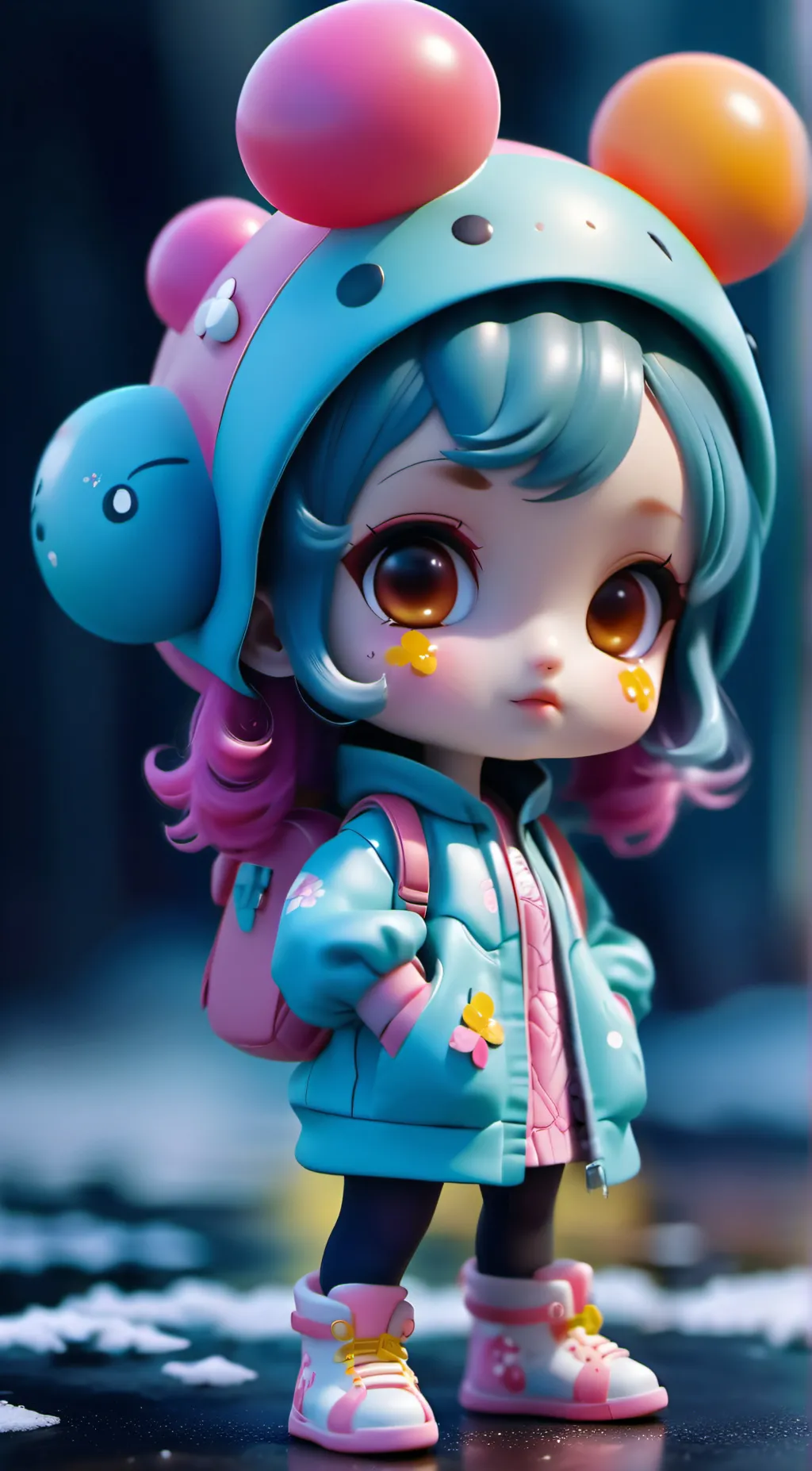 ai character: baby background
