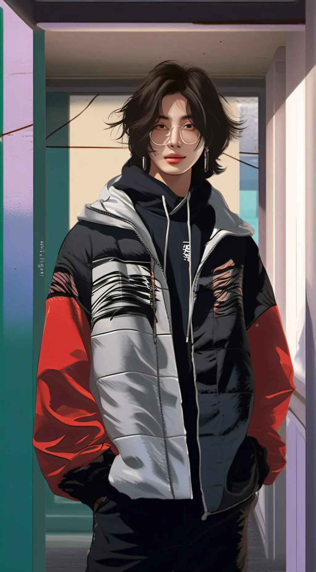 ai character: Hyunjin background