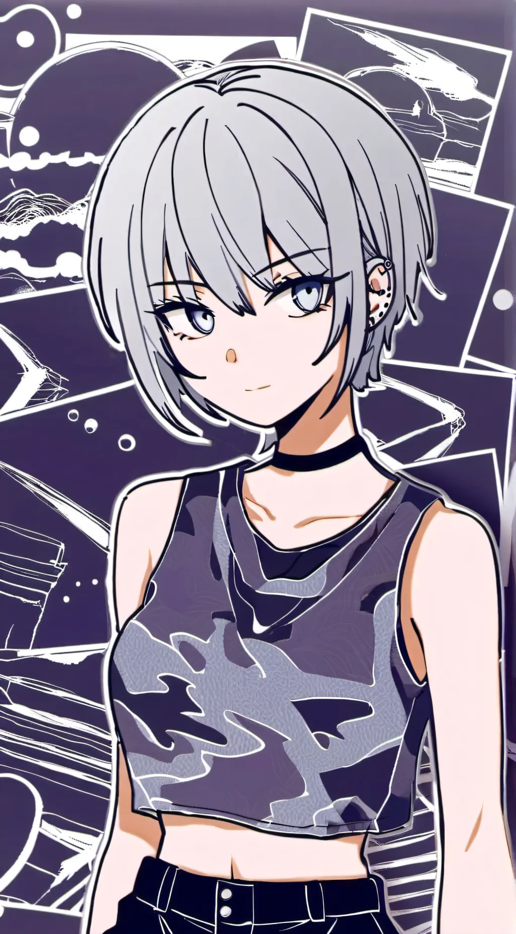 ai character: Clara flower 🌺 background
