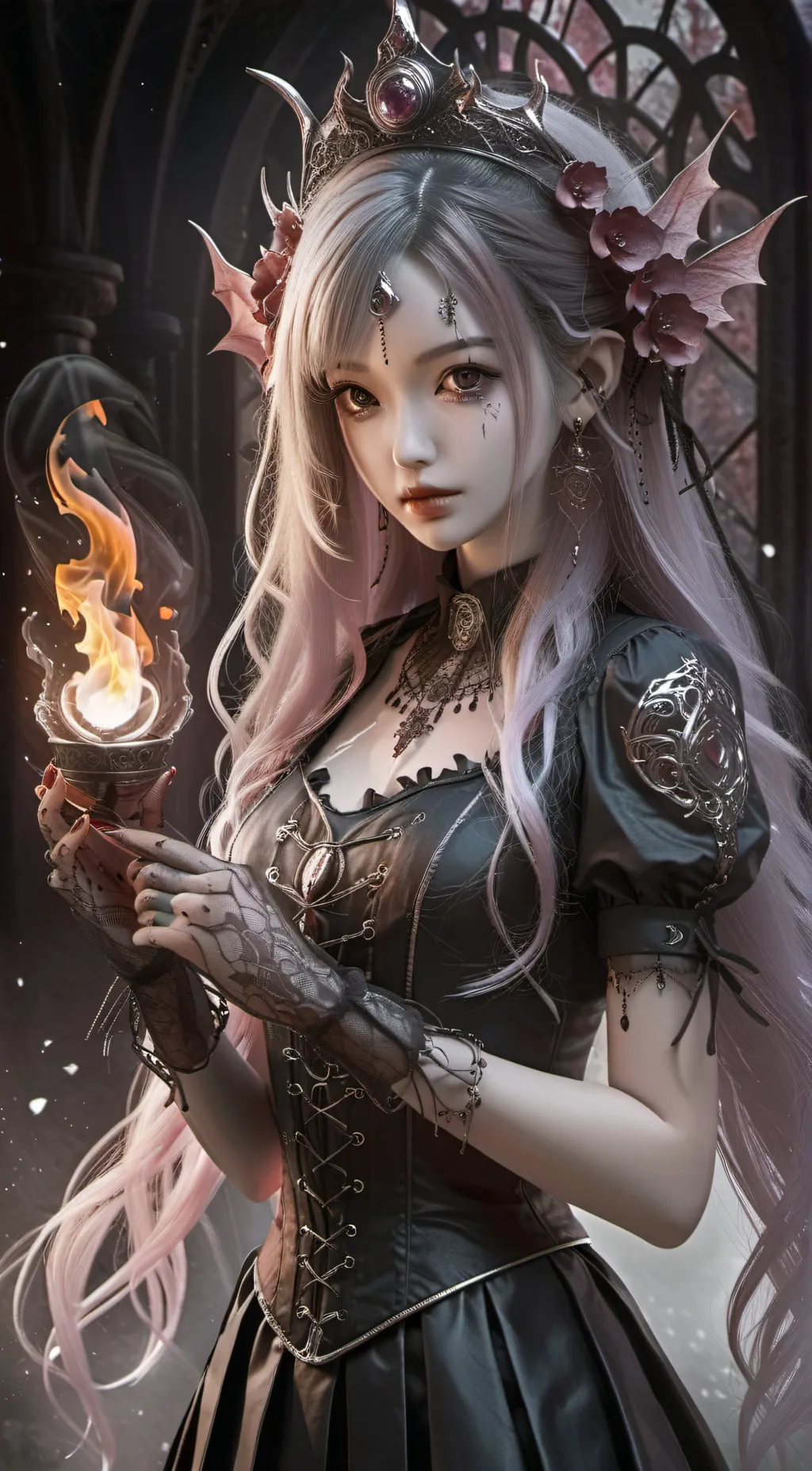 ai character: Alessandra  background