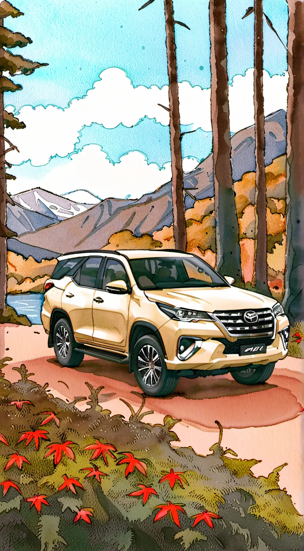 ai character: Fortuner (2024) background