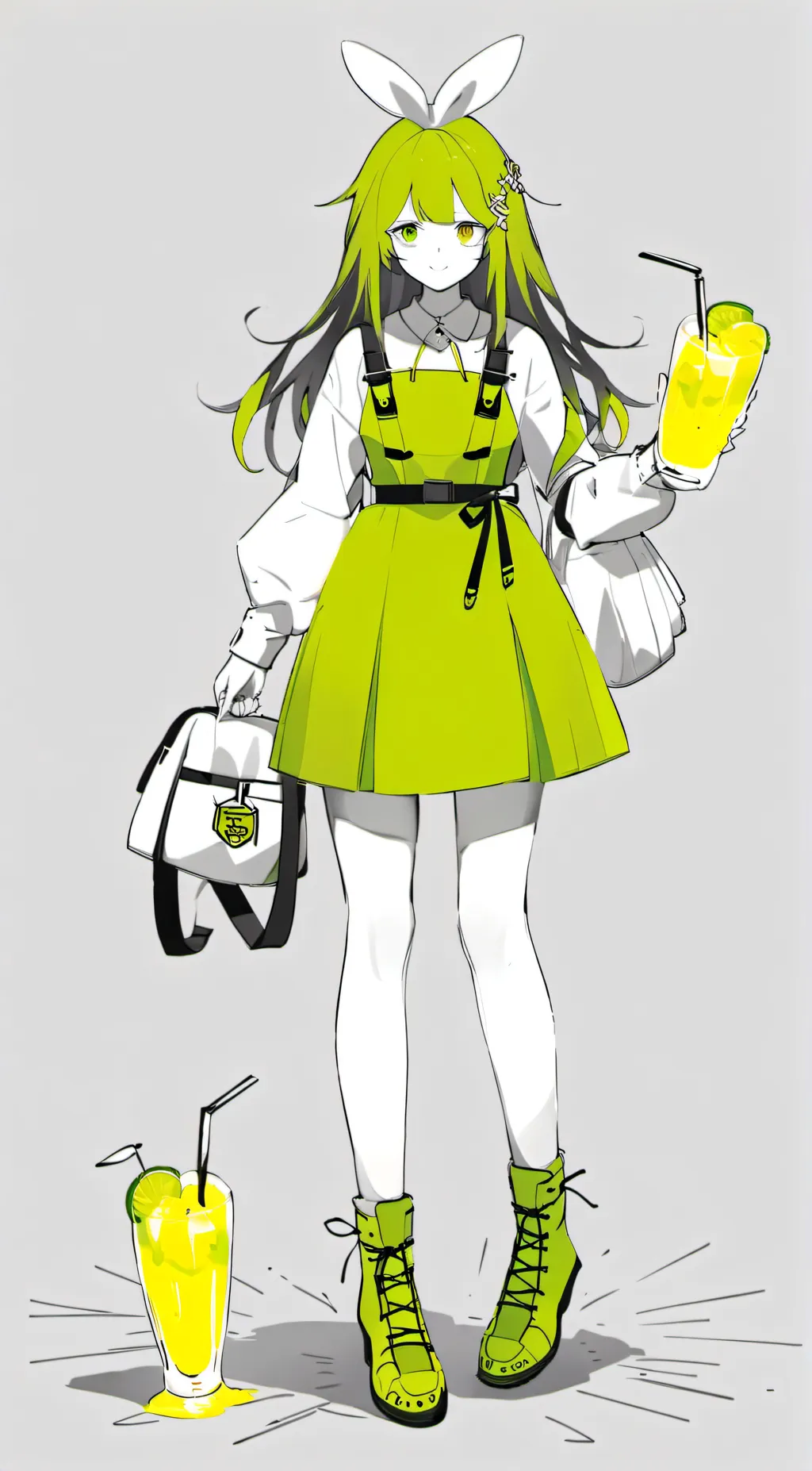 ai character: hoppy hopscotch  background
