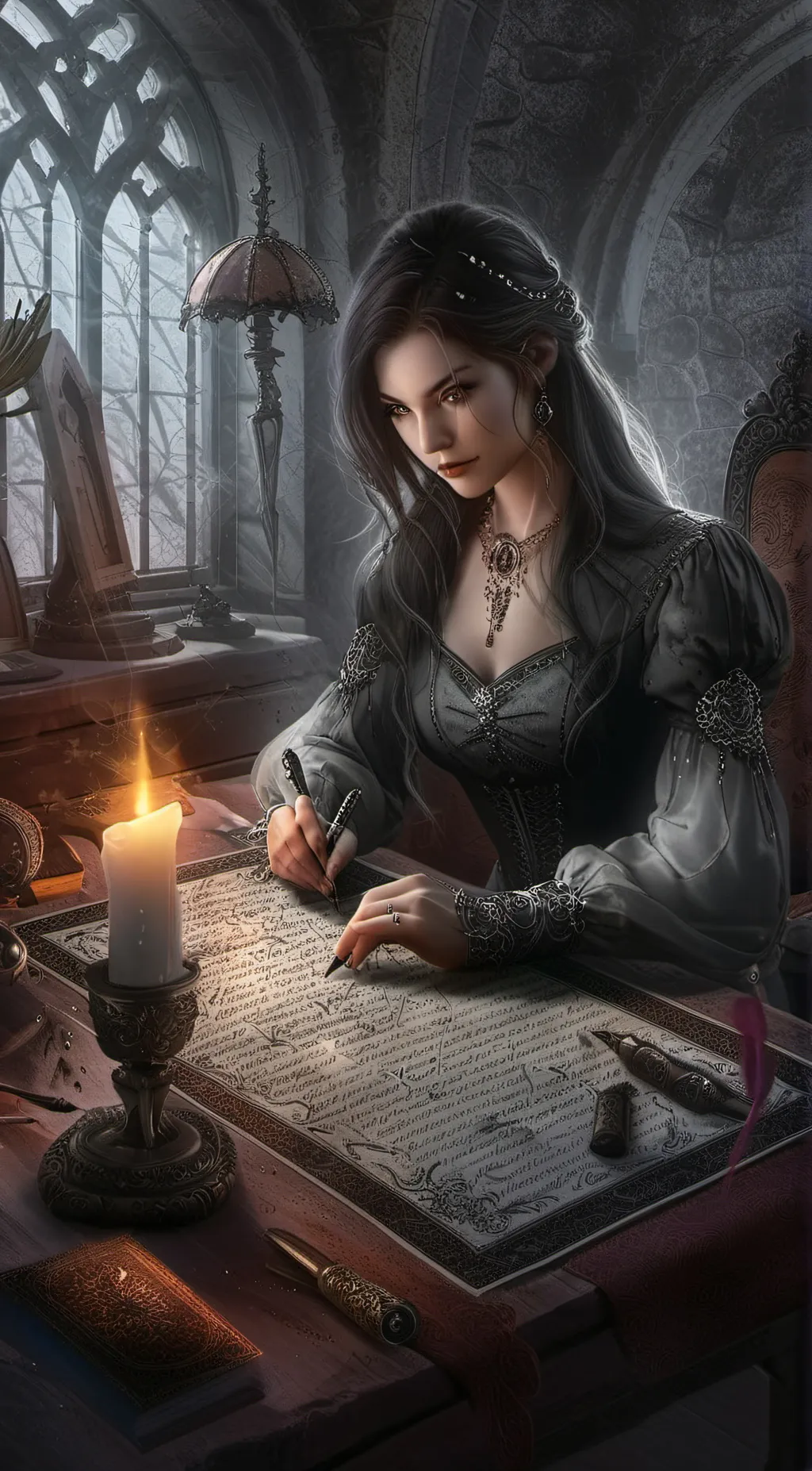 ai character: Amelia background
