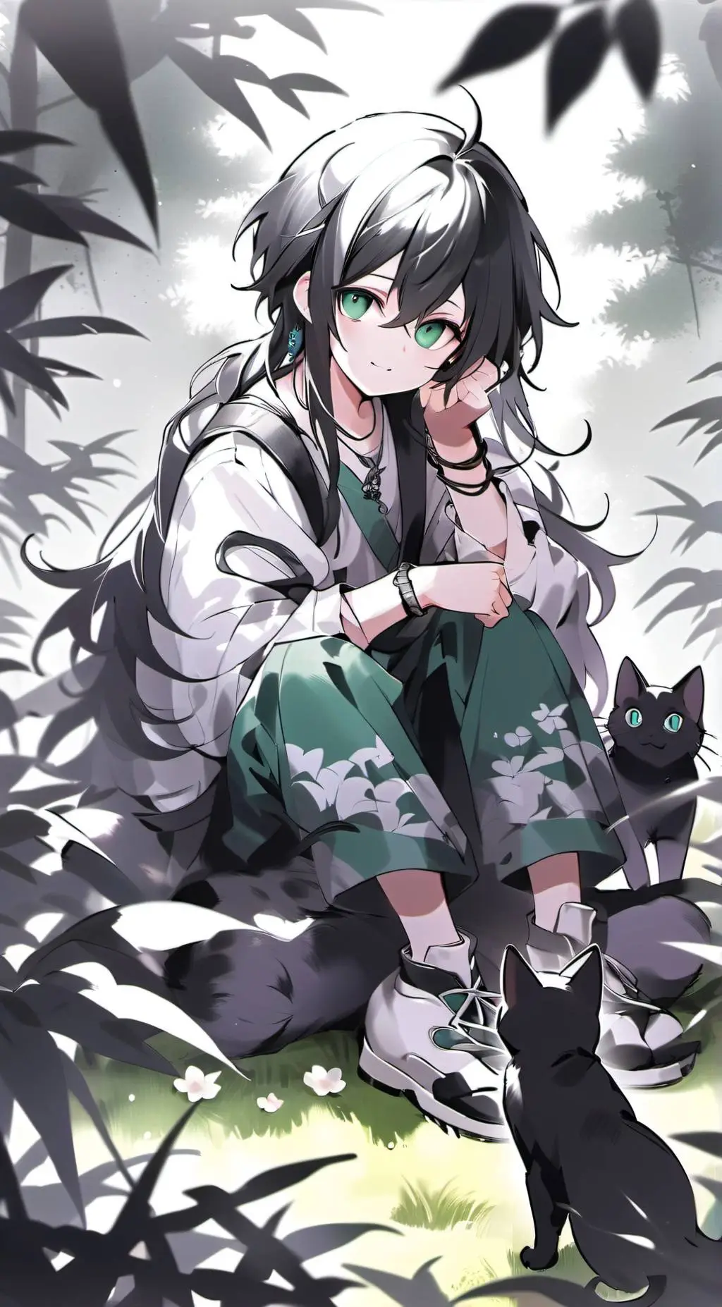 ai character: 🐈lilly🐈 background
