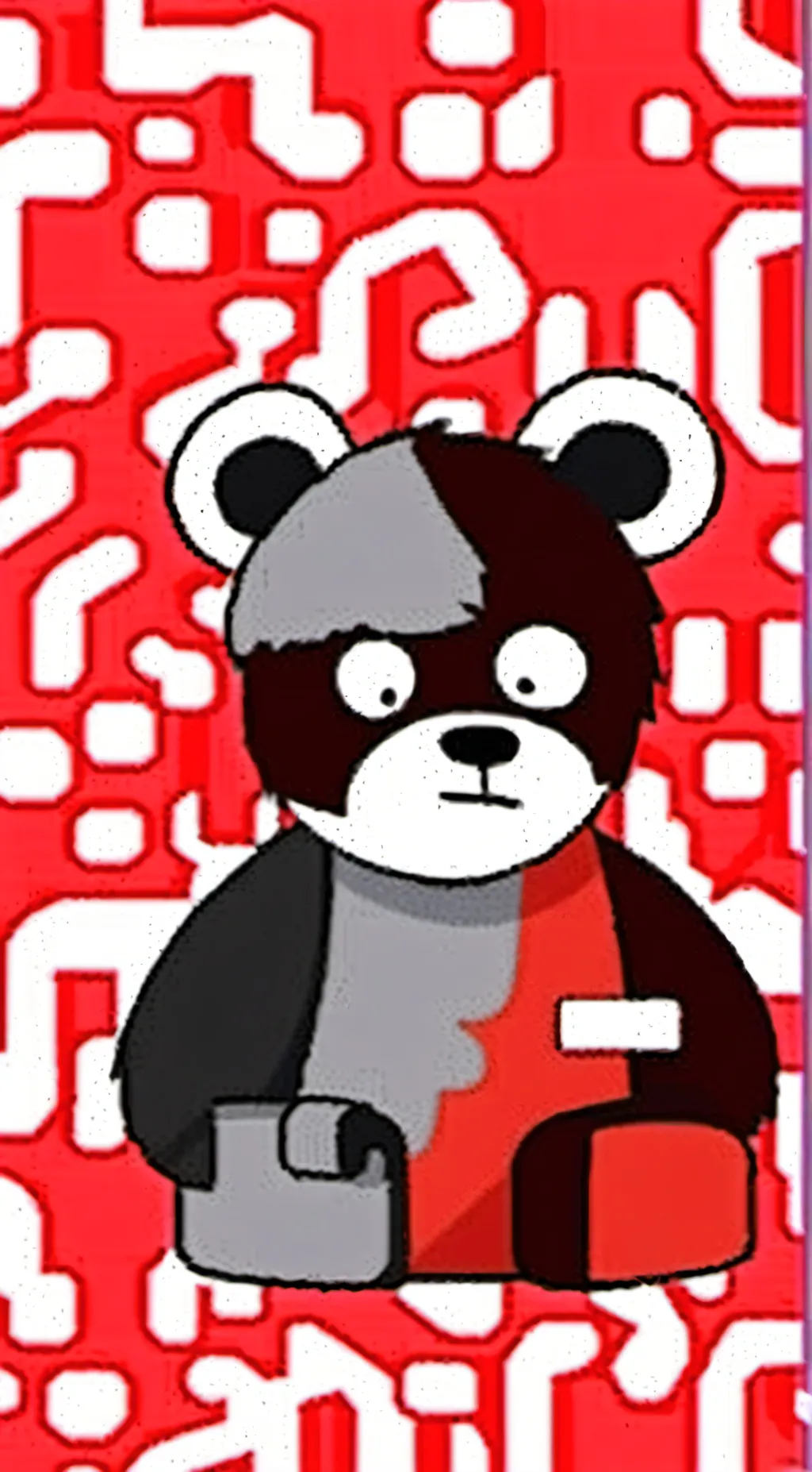 ai character: groddy Grundybear background