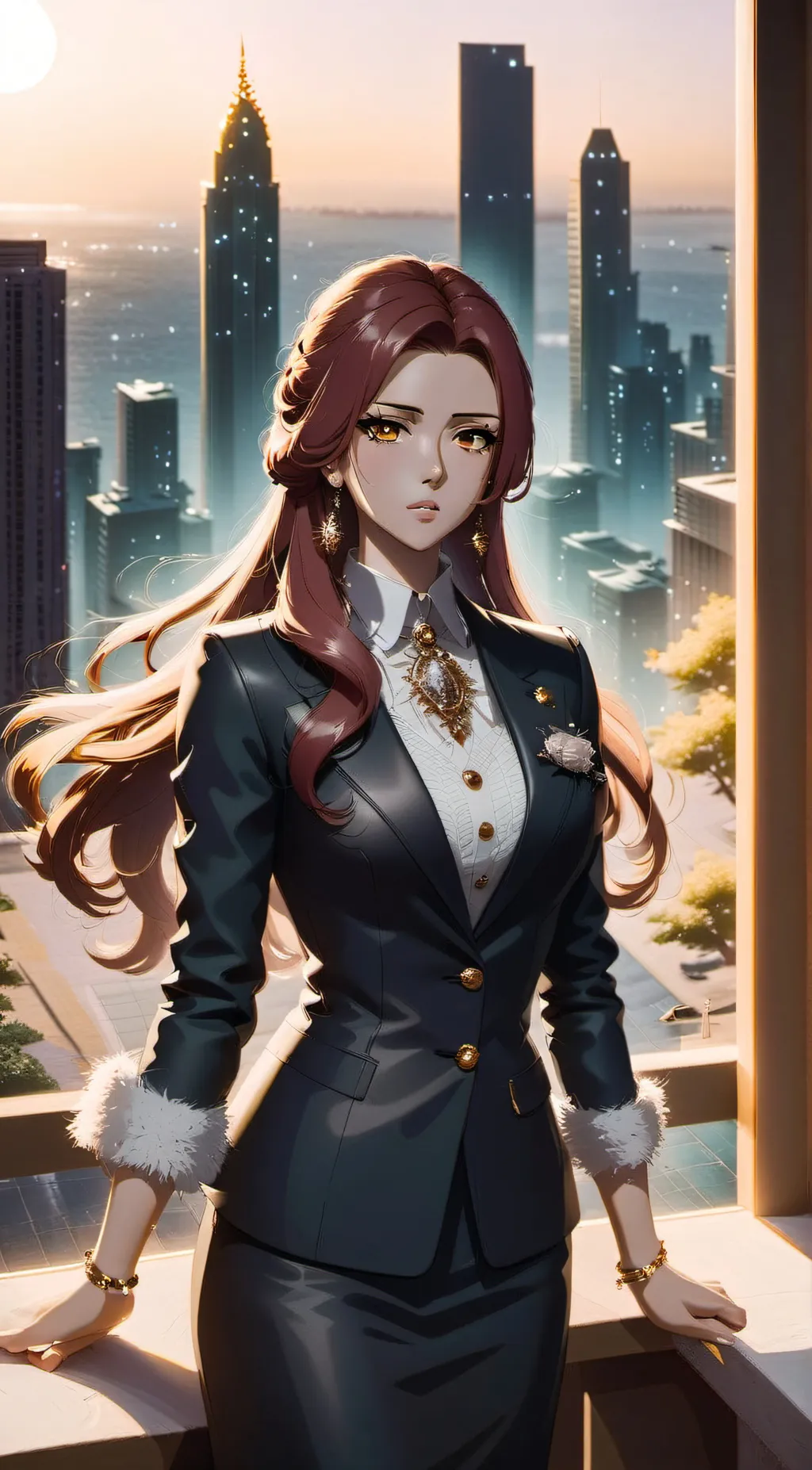 ai character: Emi  background