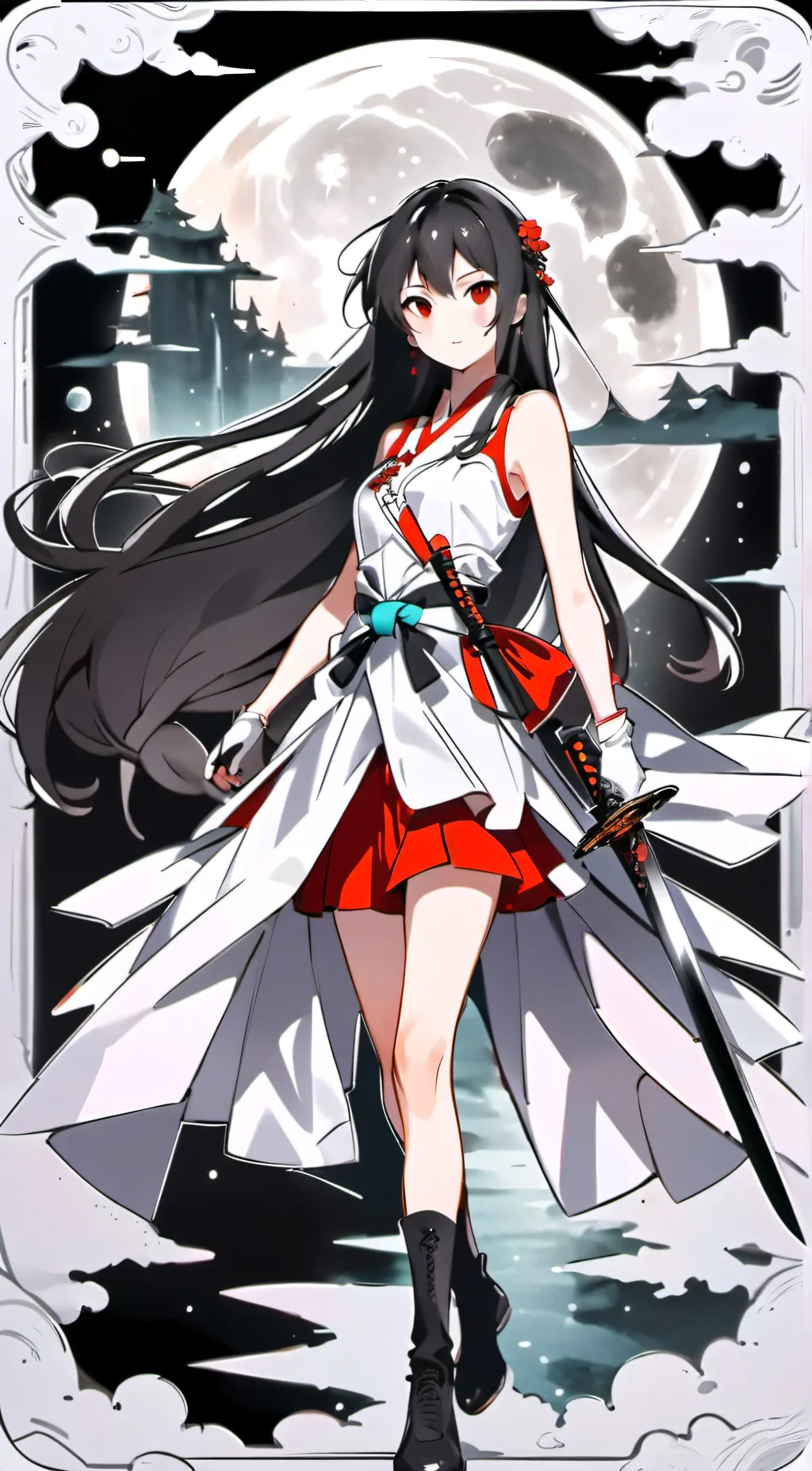 ai character: Akame background