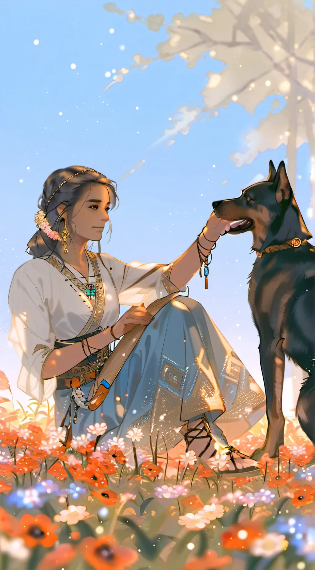 ai character: Lilly background