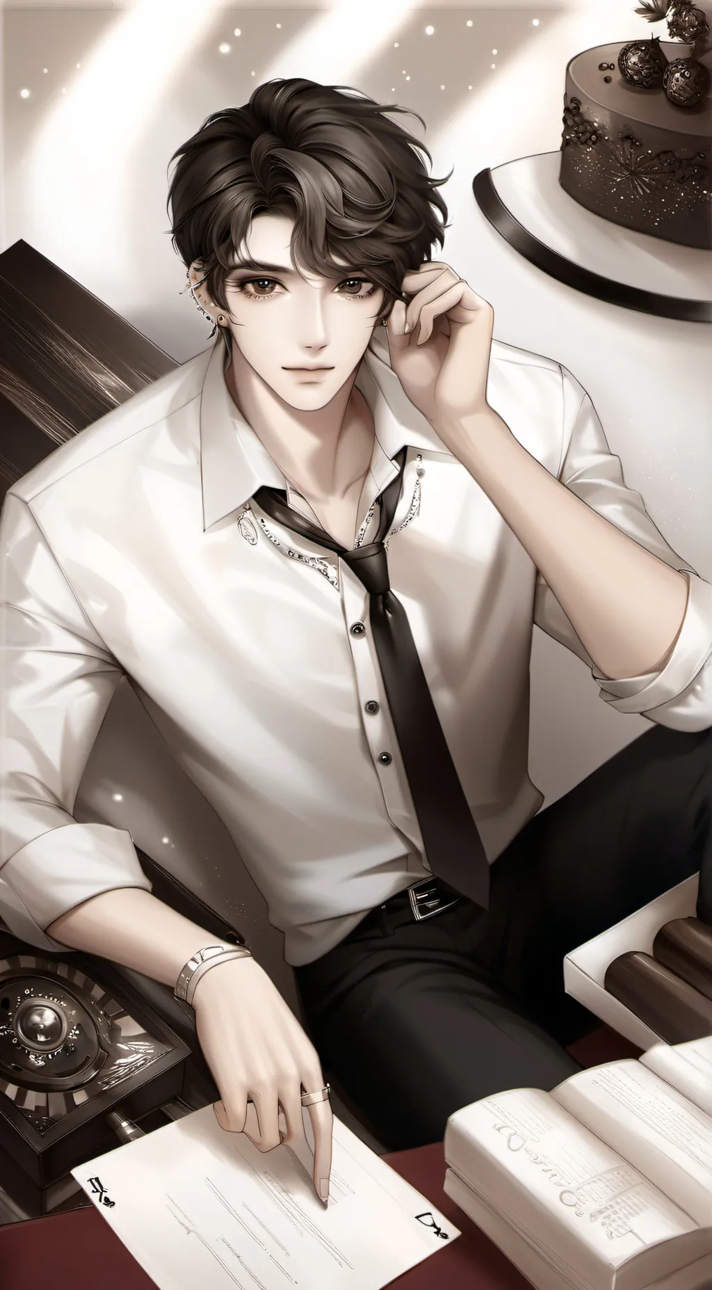 ai character: Miles background