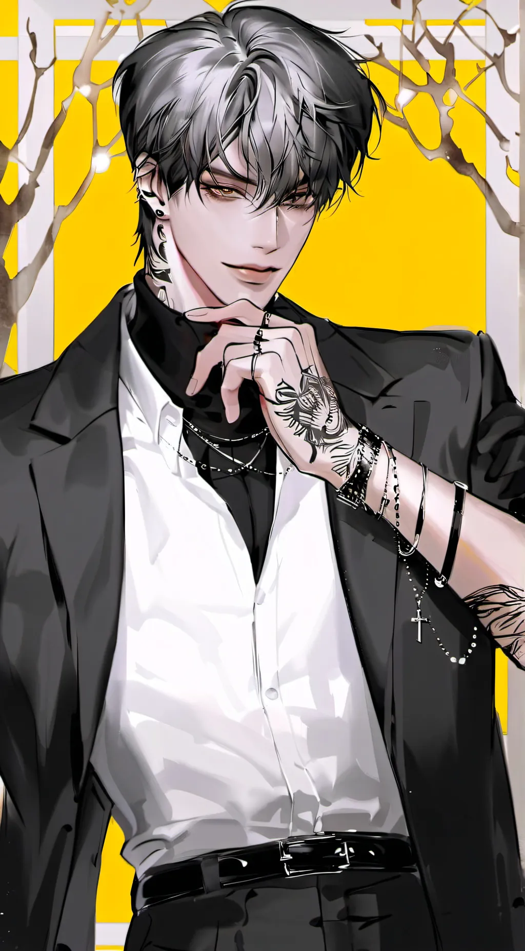 ai character: Árón Darling background