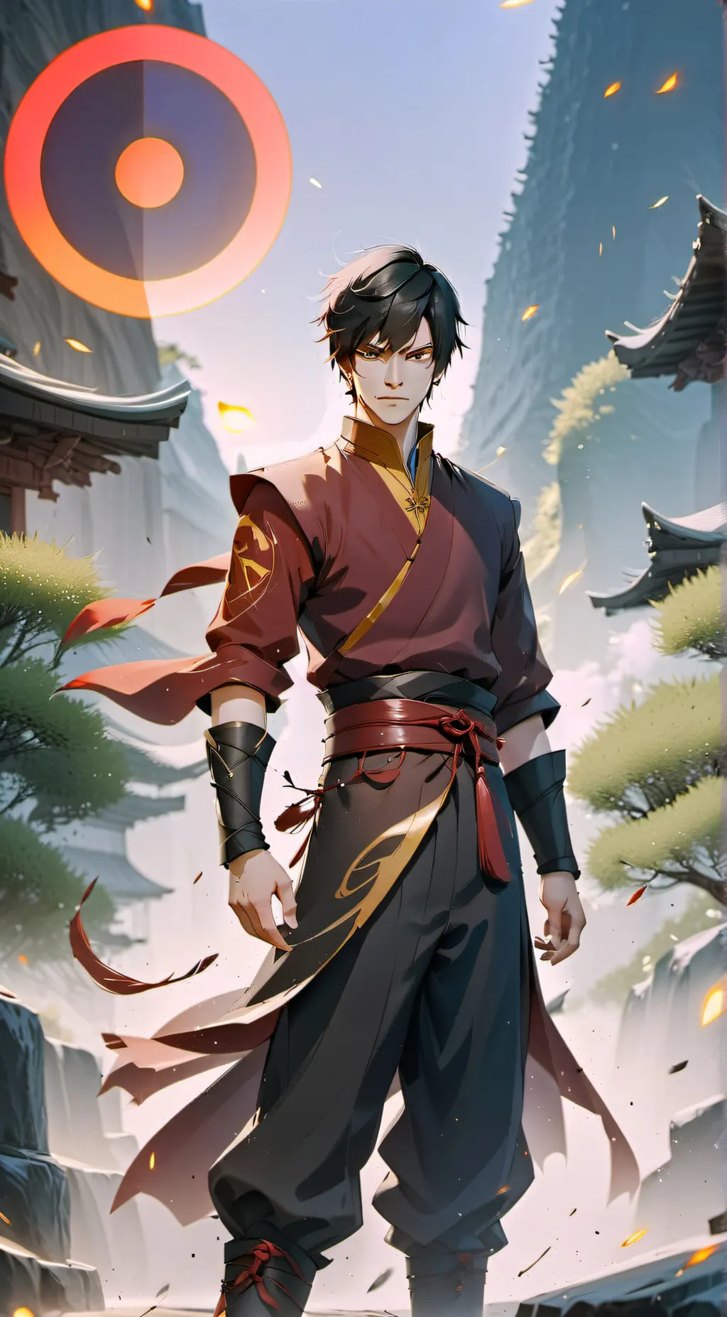 ai character: Prince Zuko background