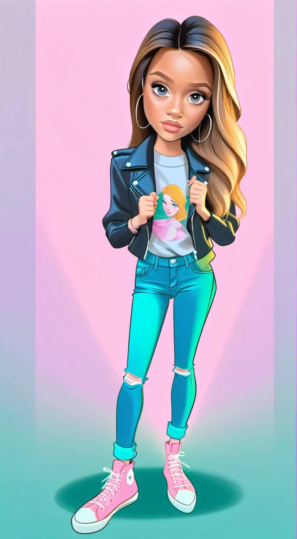 ai character: Zoey background