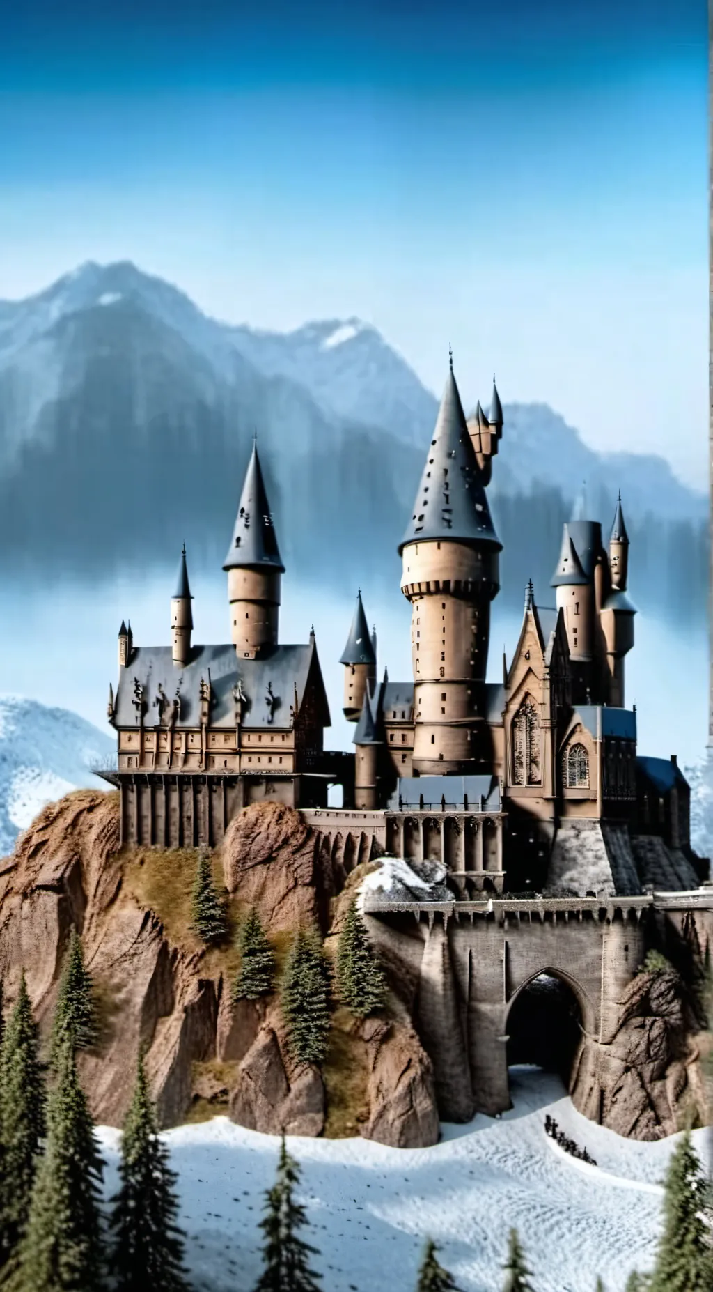 ai character: Hogwarts  background