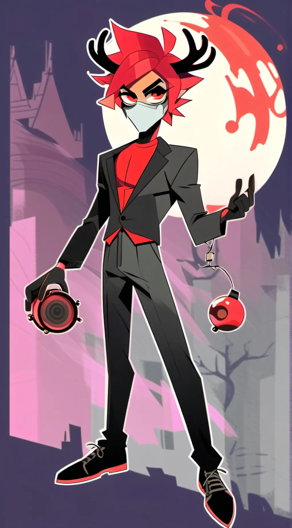 ai character: Alastor  background
