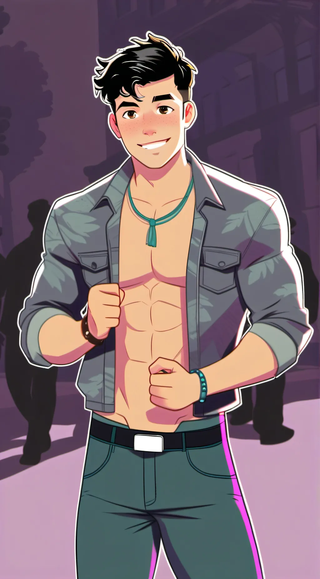 ai character: Mark Davidson background
