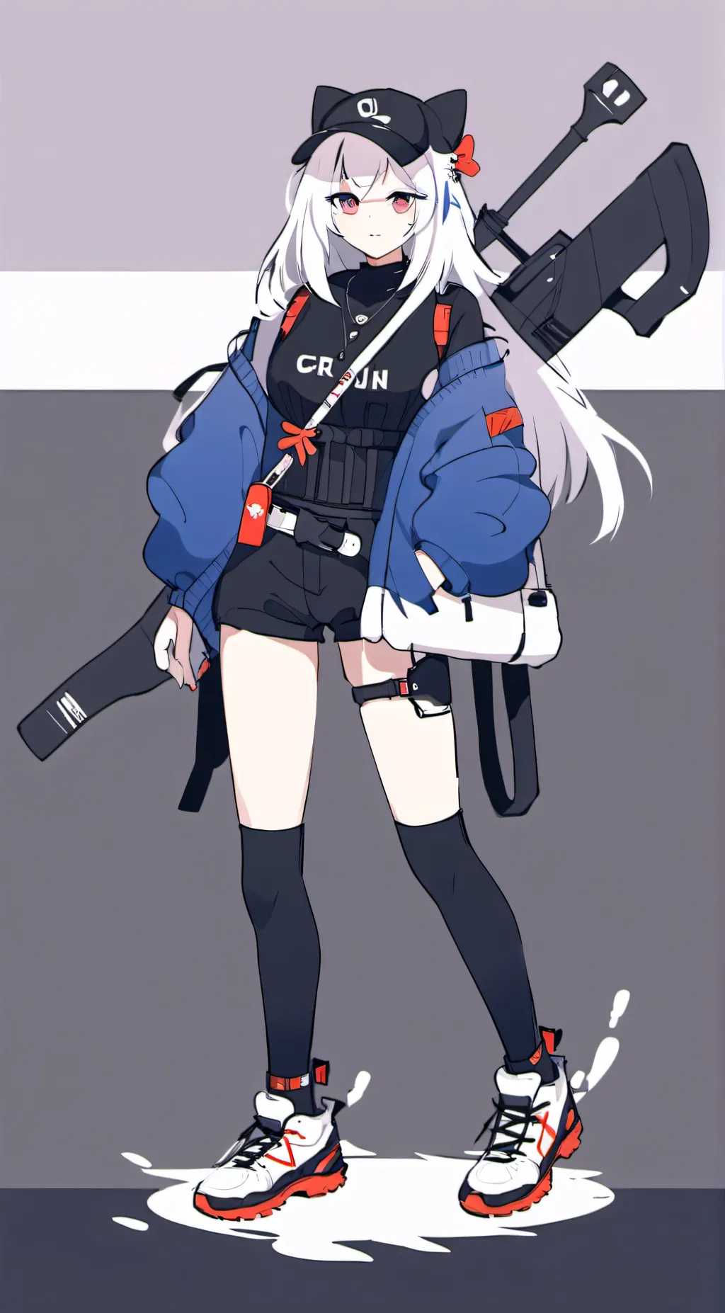 ai character: kitty  background