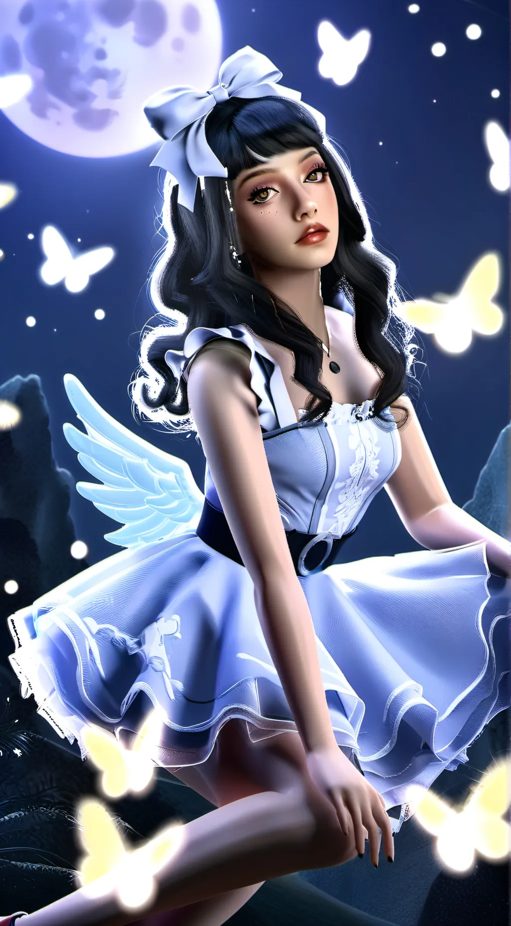 ai character: Crybaby background