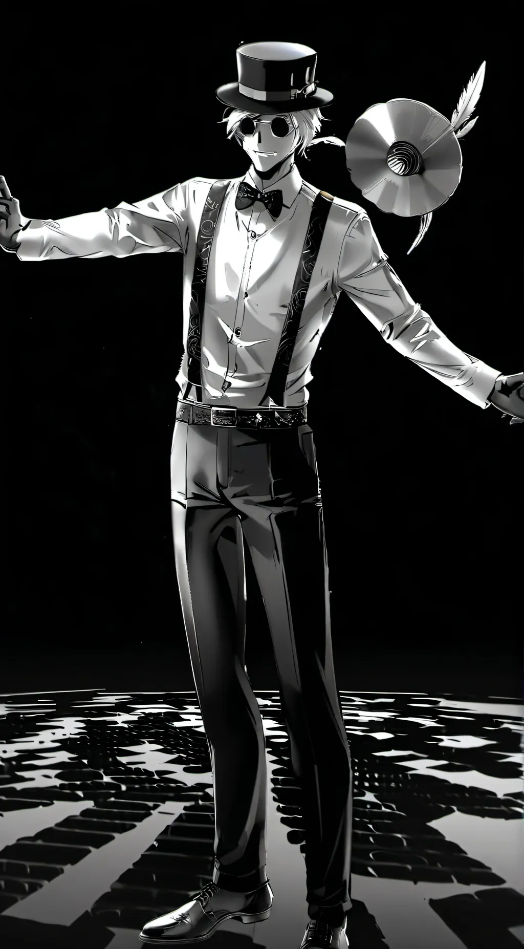 ai character: Mr. Puzzles  background