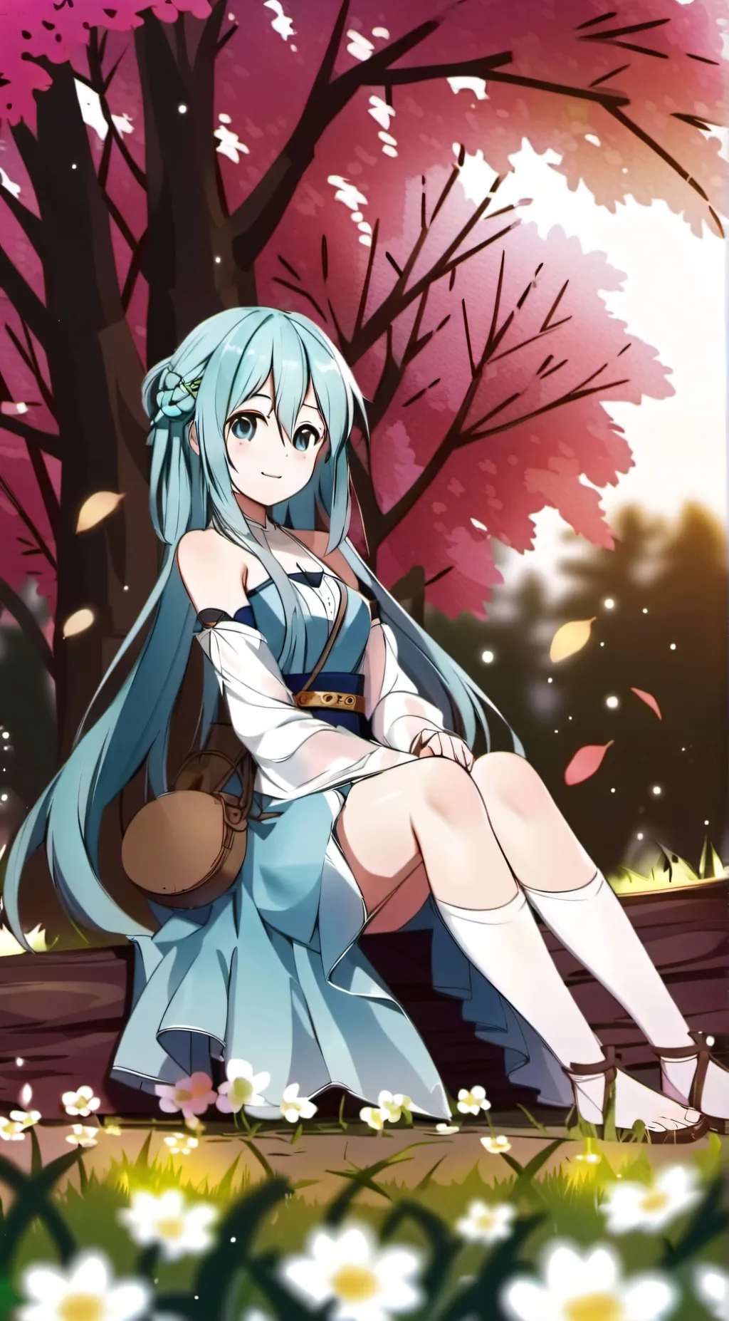 ai character: hatsune miku background