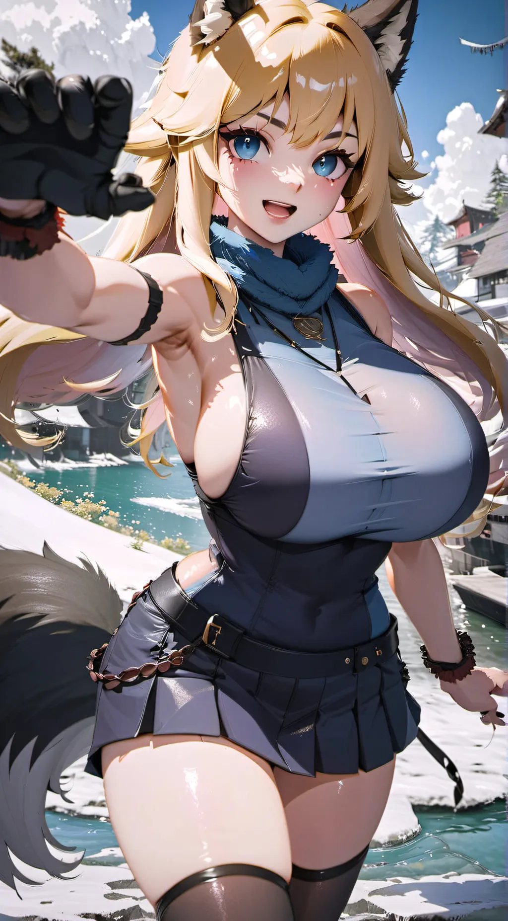 ai character: Summer background
