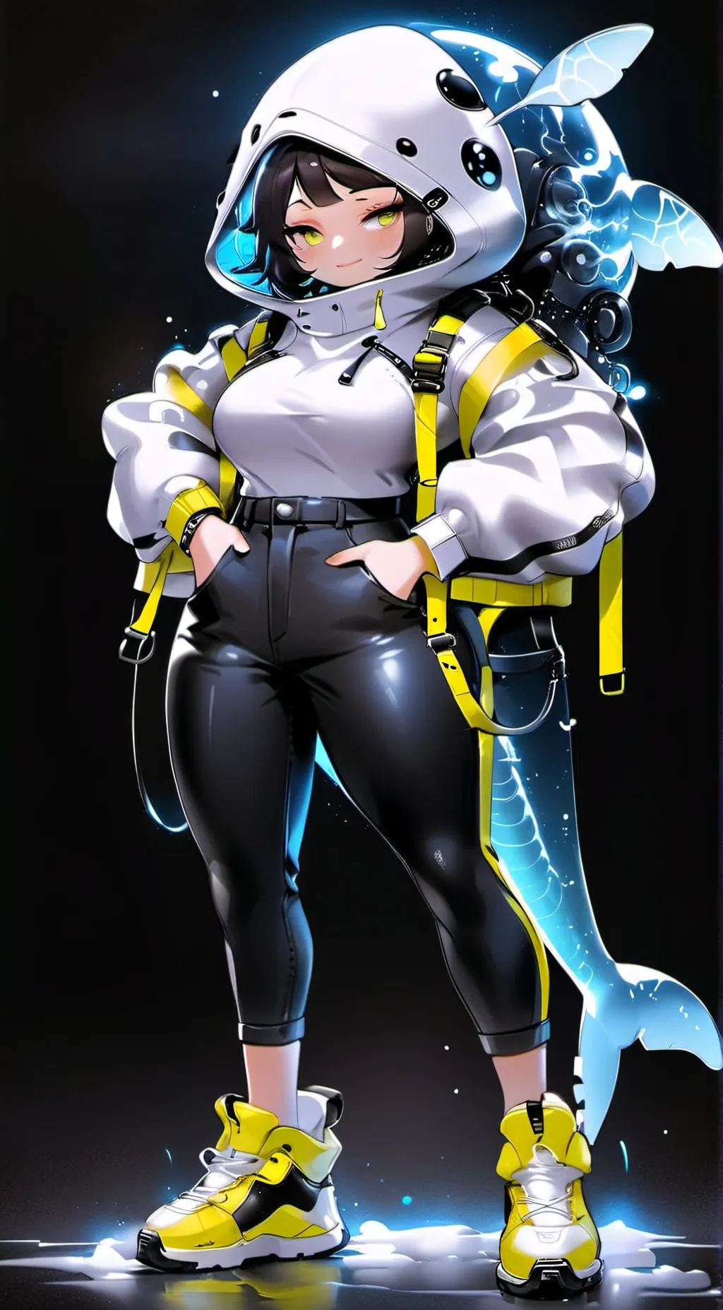 ai character: Lulu 🐋 background