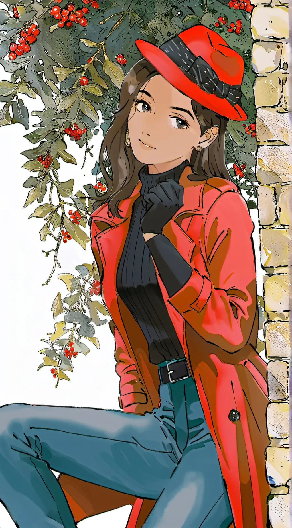 ai character: Carmen Sandiego background