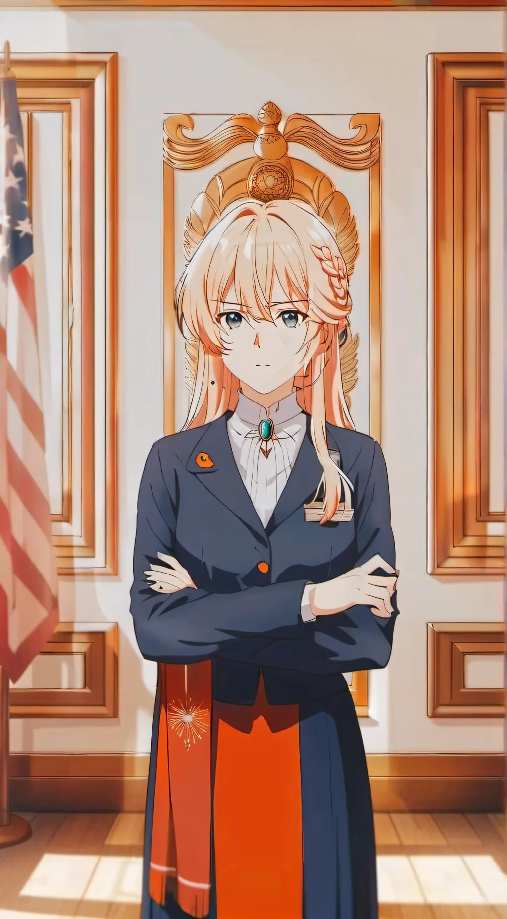 ai character: Erina Nakiri background