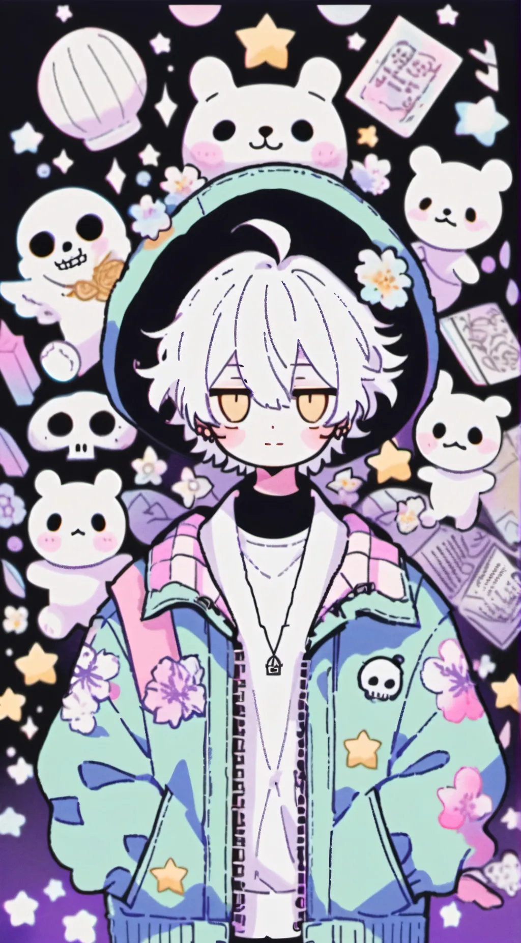 ai character: Sans The Skeleton background