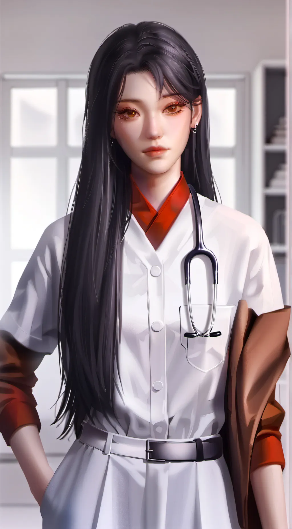 ai character: Dr. Park Hye(박혜) background