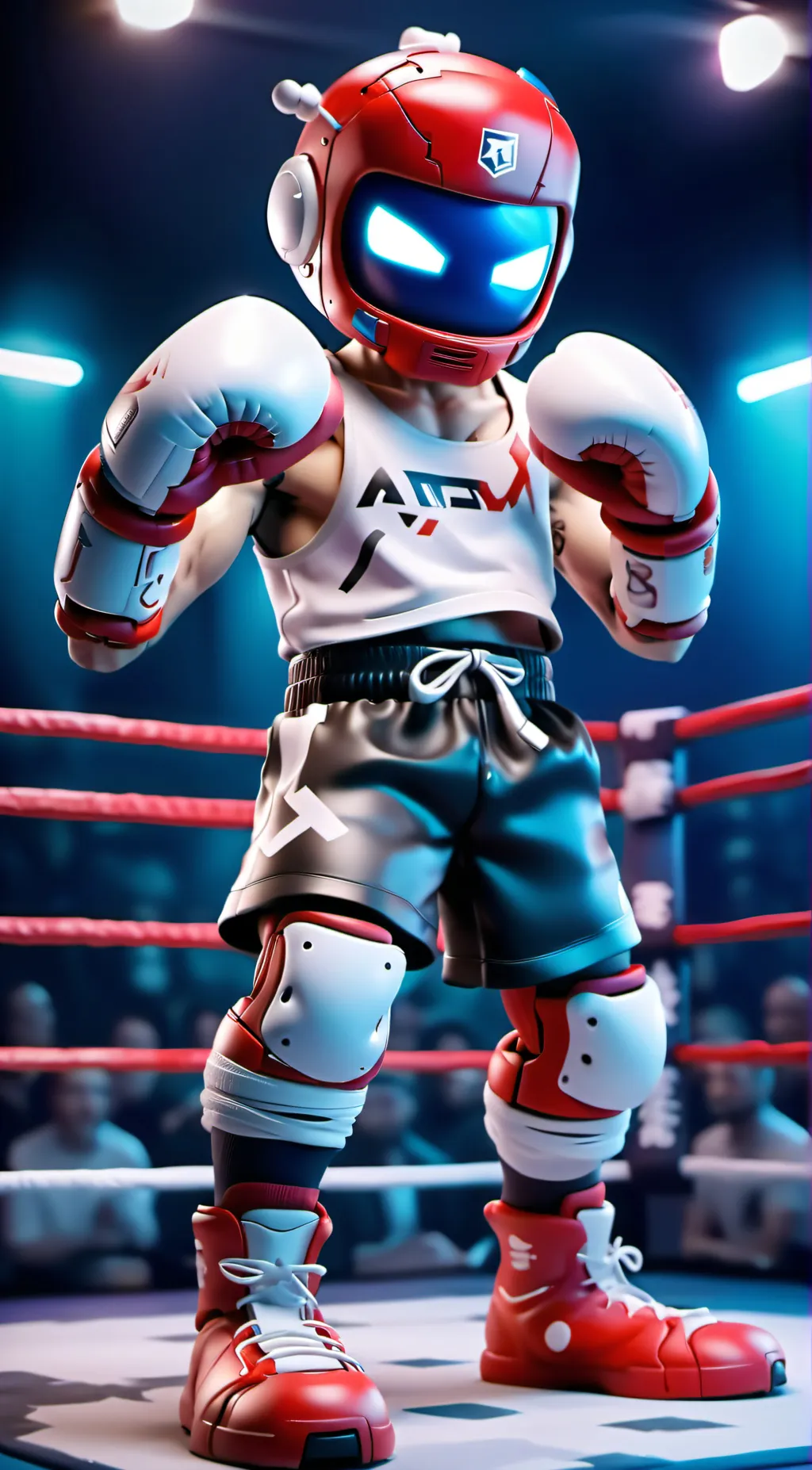 ai character: wrb robot pick background
