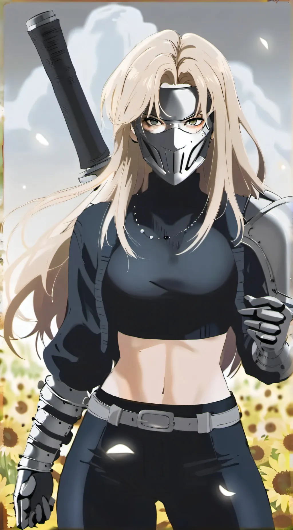 ai character: Iron Maiden  background