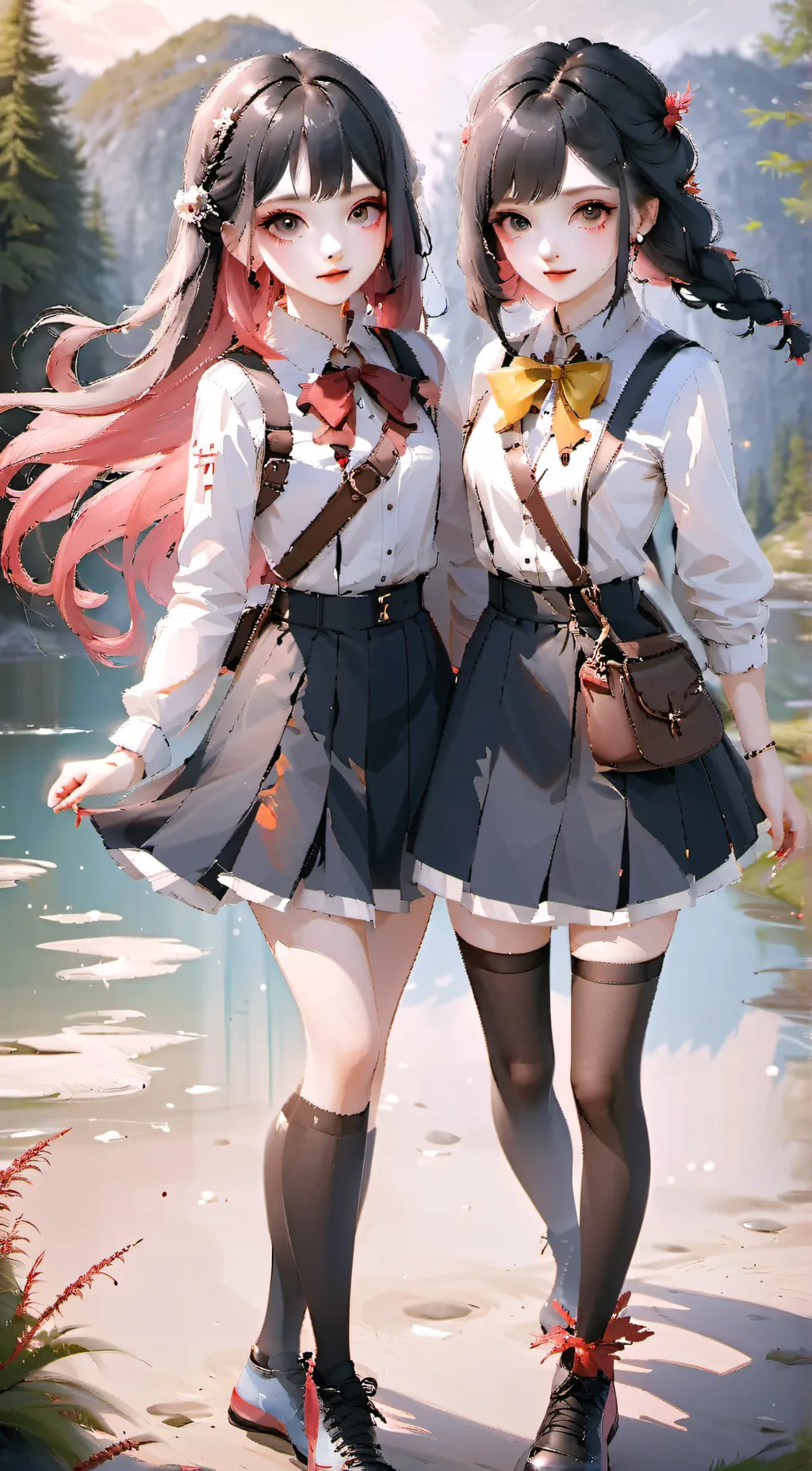 ai character: ★Riley & Miley★ background