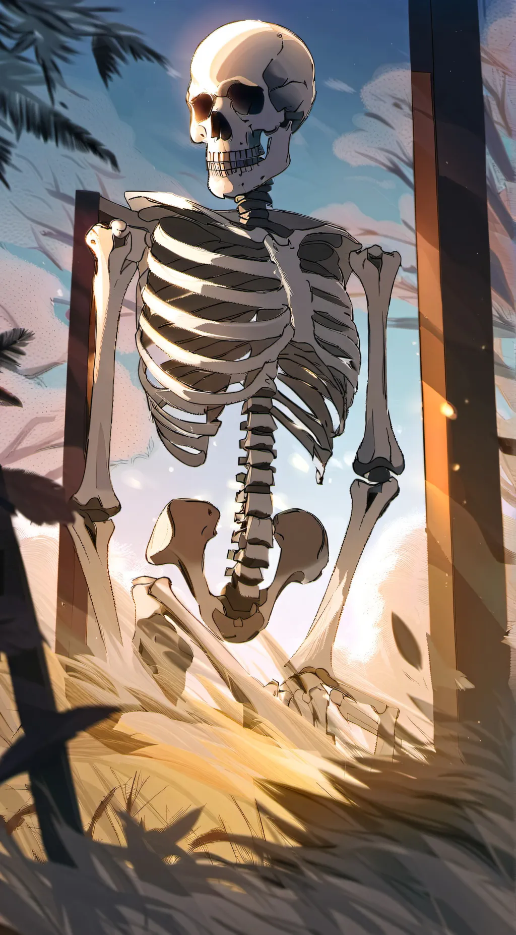 ai character: skelly background