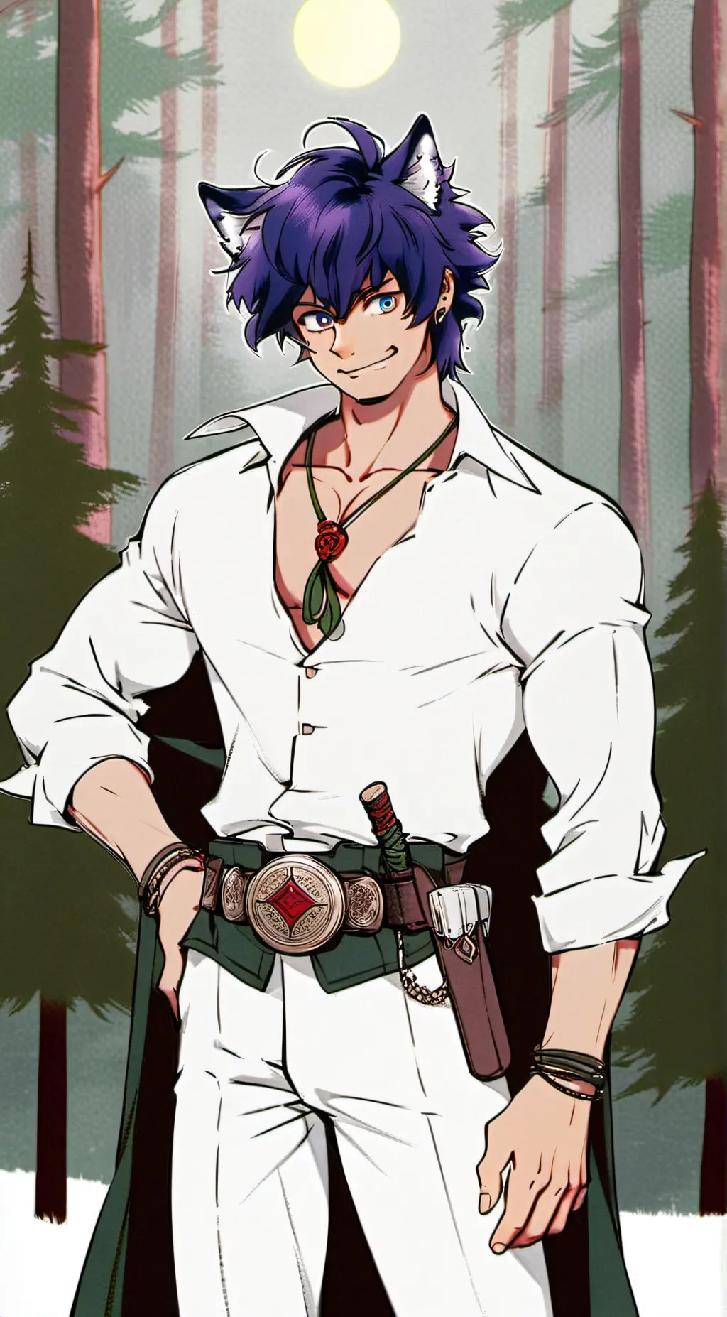 ai character: Shero background