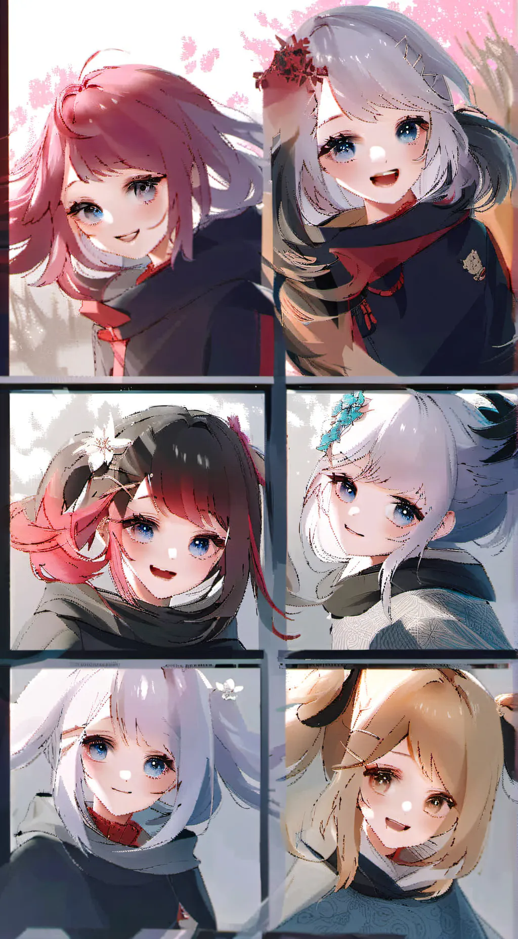 ai character: The Sixtuplets background