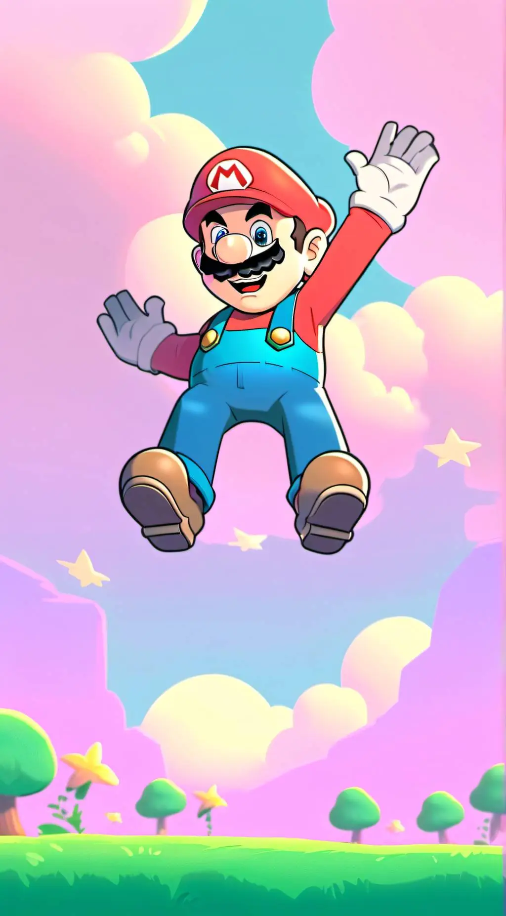 ai character: Mario background