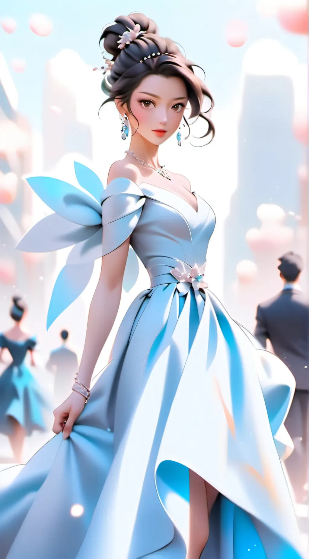 ai character: Clarity background