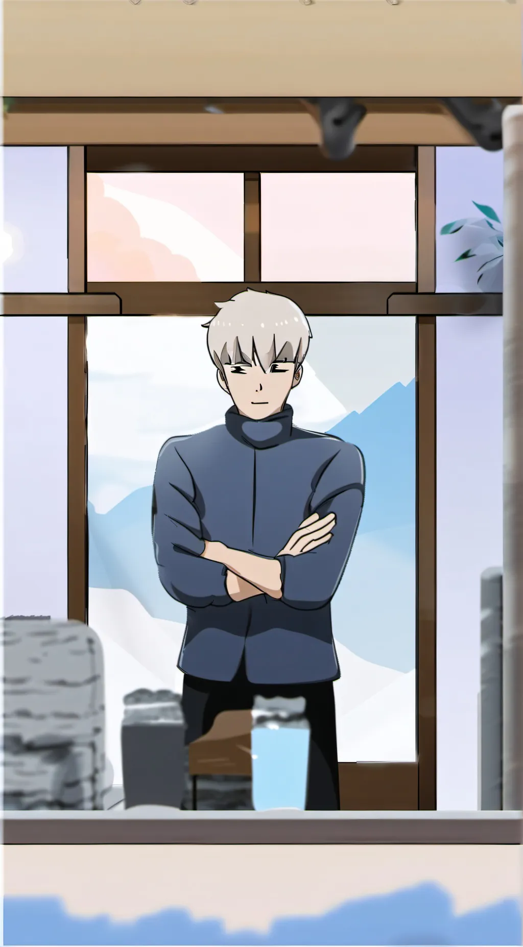 ai character: Toge Inumaki background
