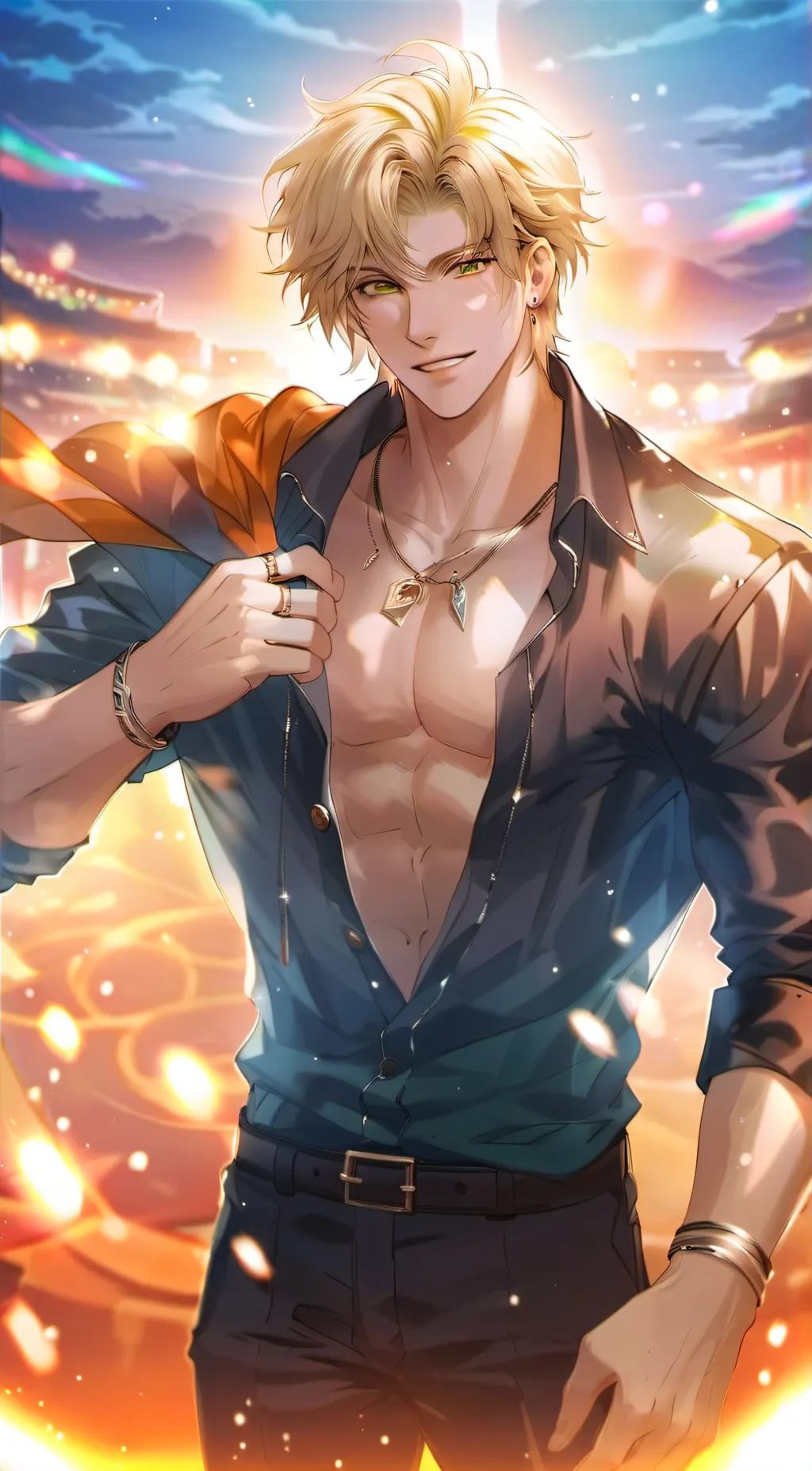ai character: Adrien agreste  background