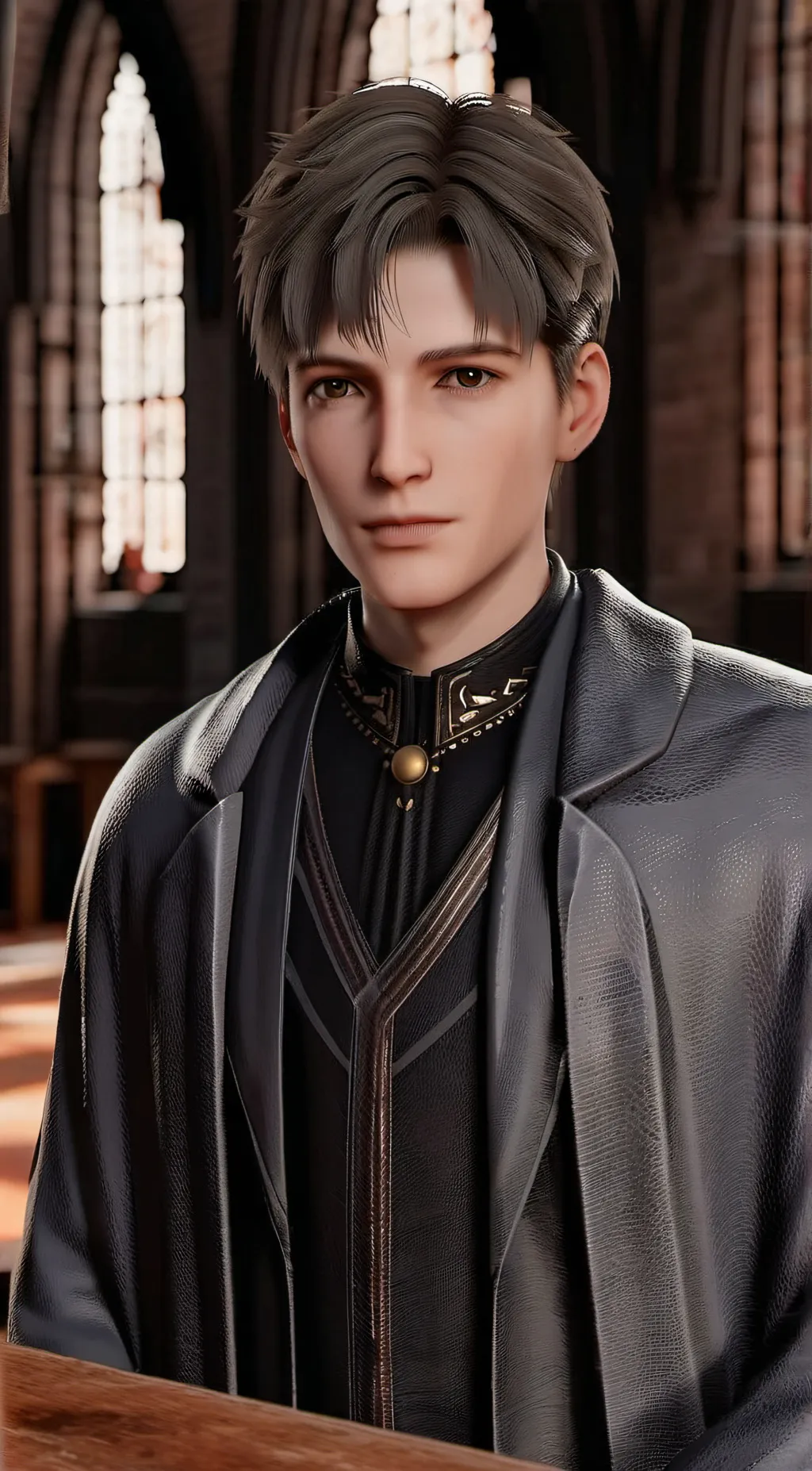 ai character: Hogwarts  background