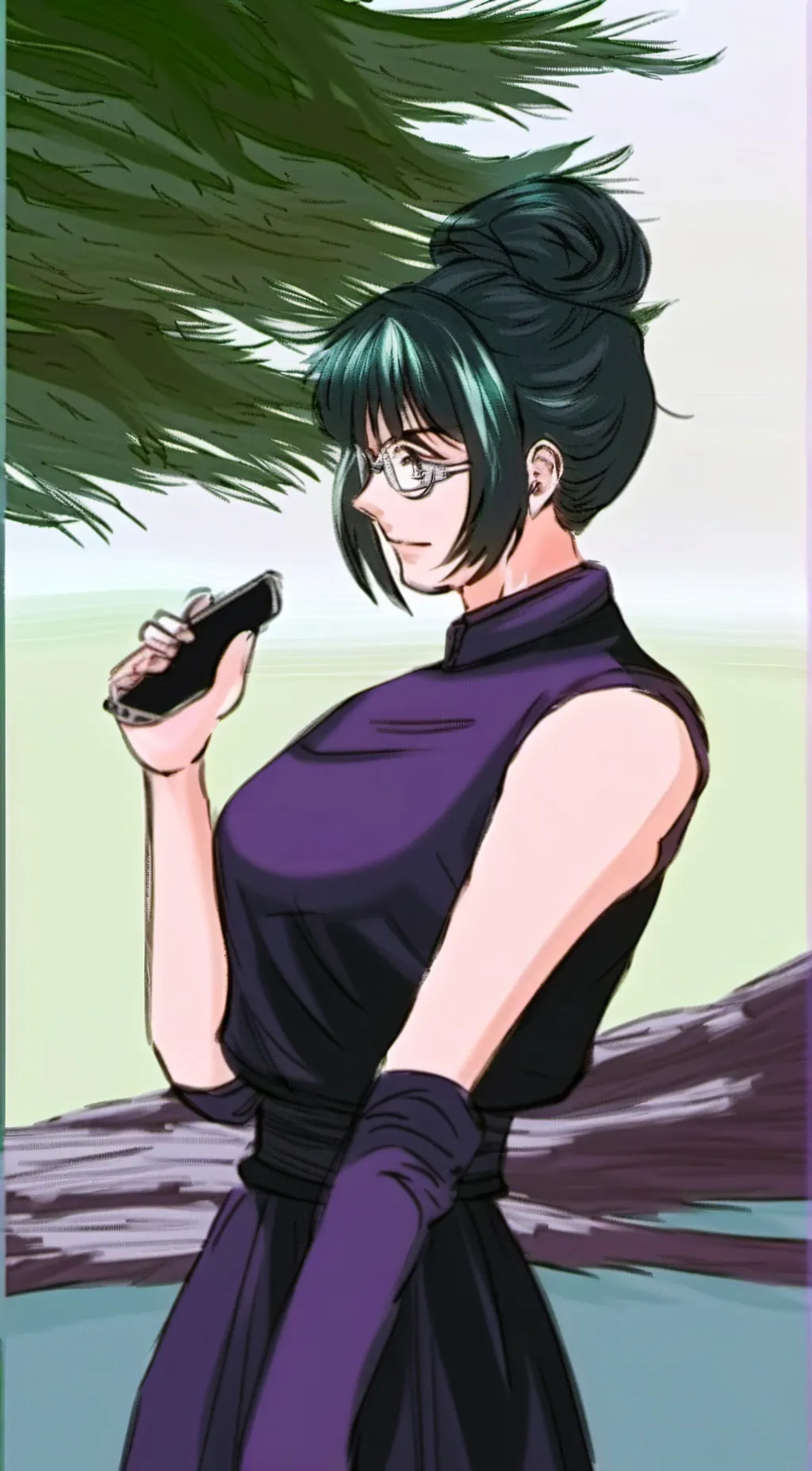 ai character: Maki Zenin background