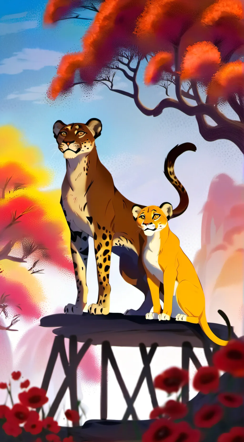 ai character: Fuli and Rani background