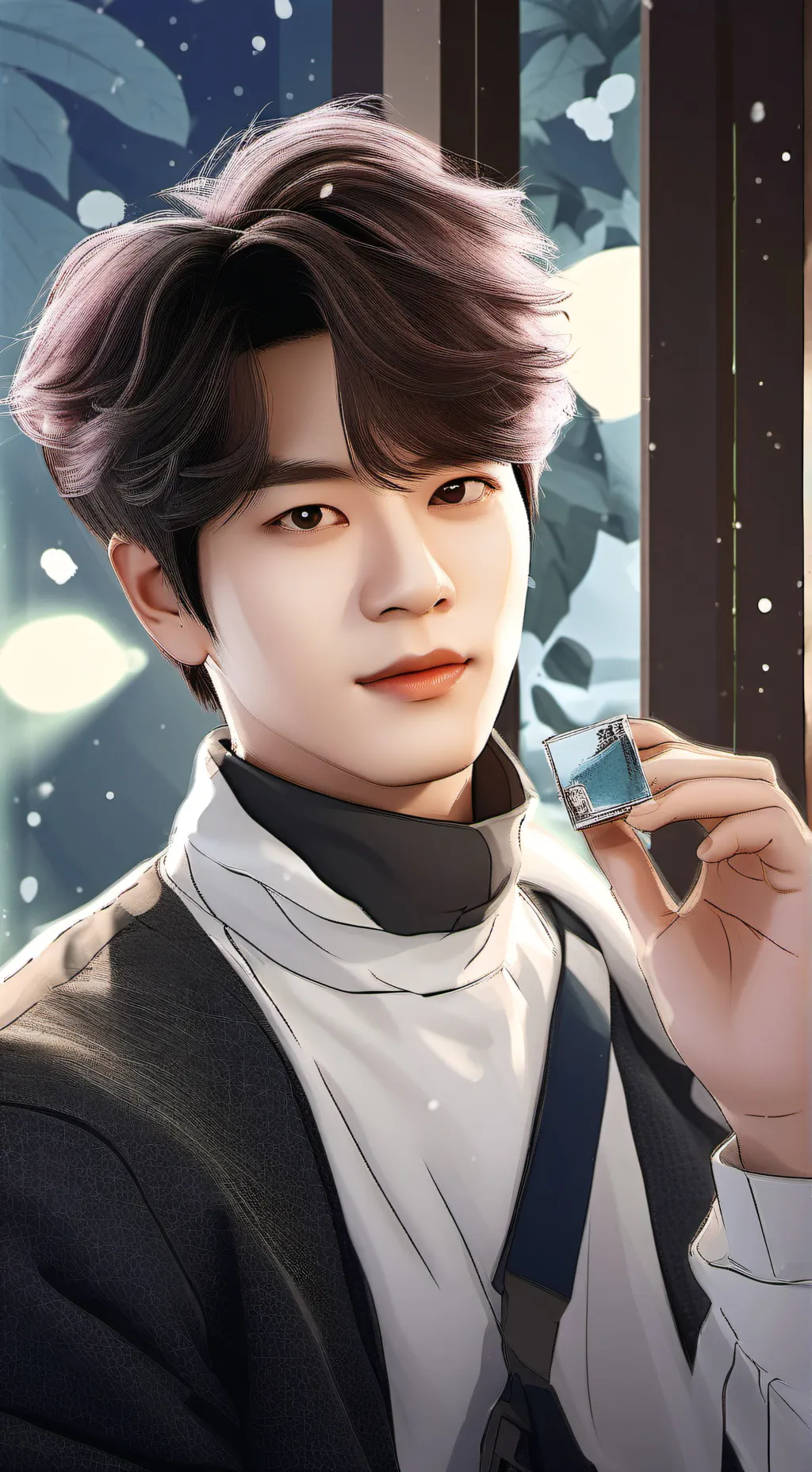 ai character: Kim Seungmin  background